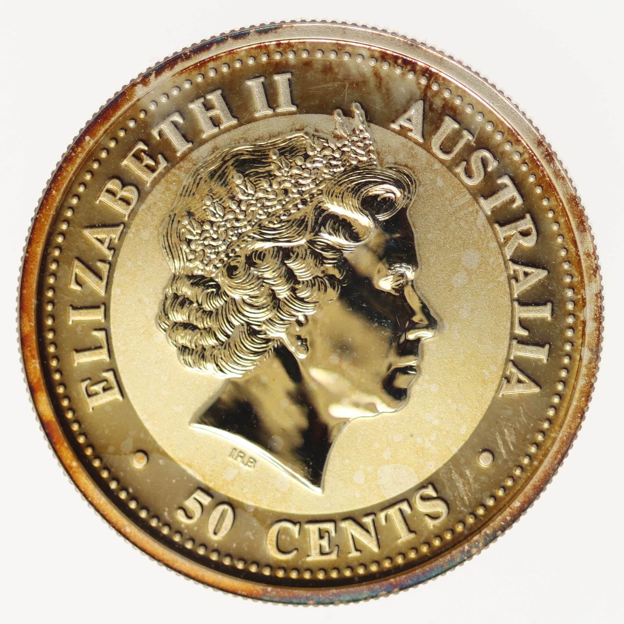 australien-silbermuenzen-uebrige-welt - Australien Lunar Serie I Hase 1/2 Unze 1999