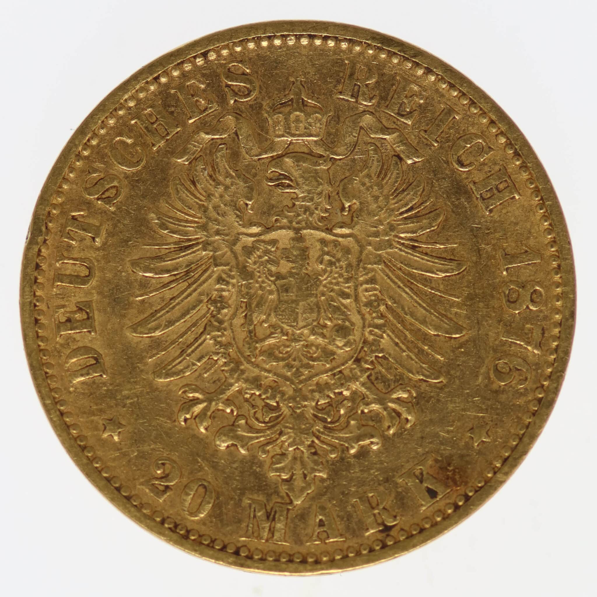 deutsches-kaiserreich-ab-1871 - Bayern Ludwig II. 20 Mark 1876
