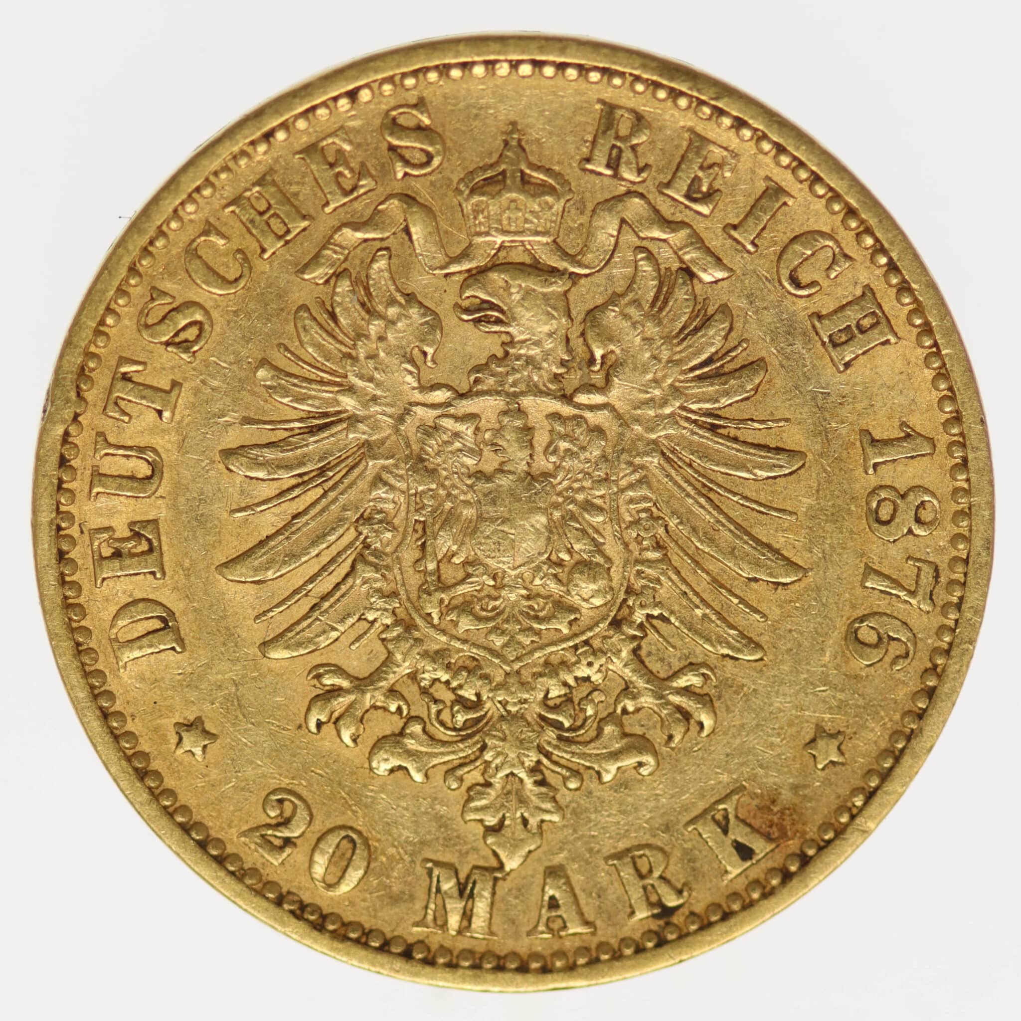 deutsches-kaiserreich-ab-1871 - Bayern Ludwig II. 20 Mark 1876