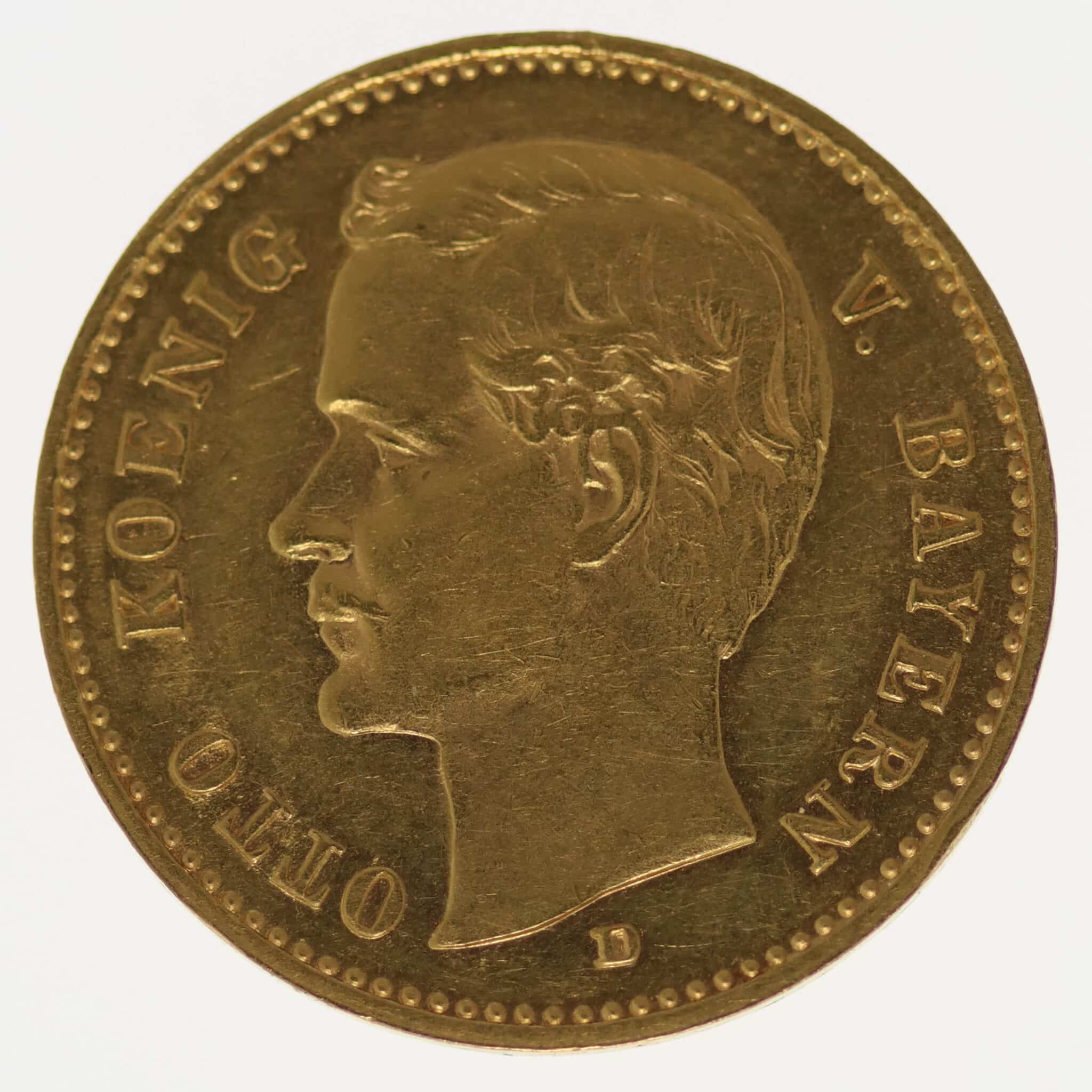 deutsches-kaiserreich-ab-1871 - Bayern Otto 10 Mark 1904