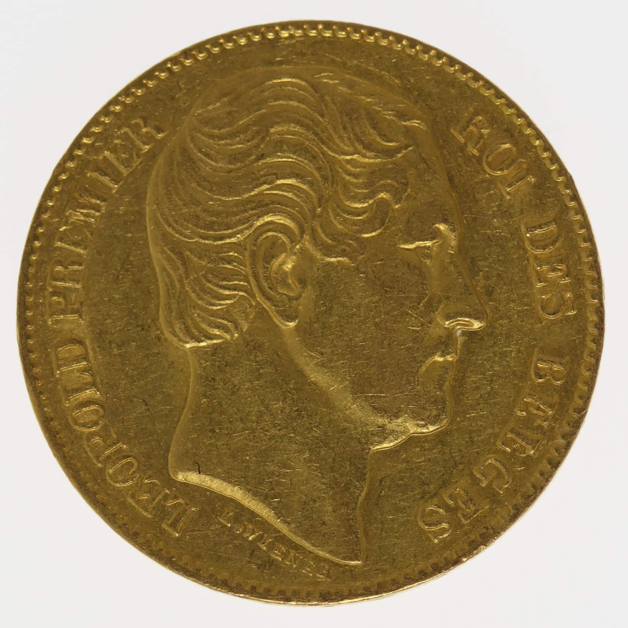 belgien - Belgien Leopold I. 20 Francs 1865