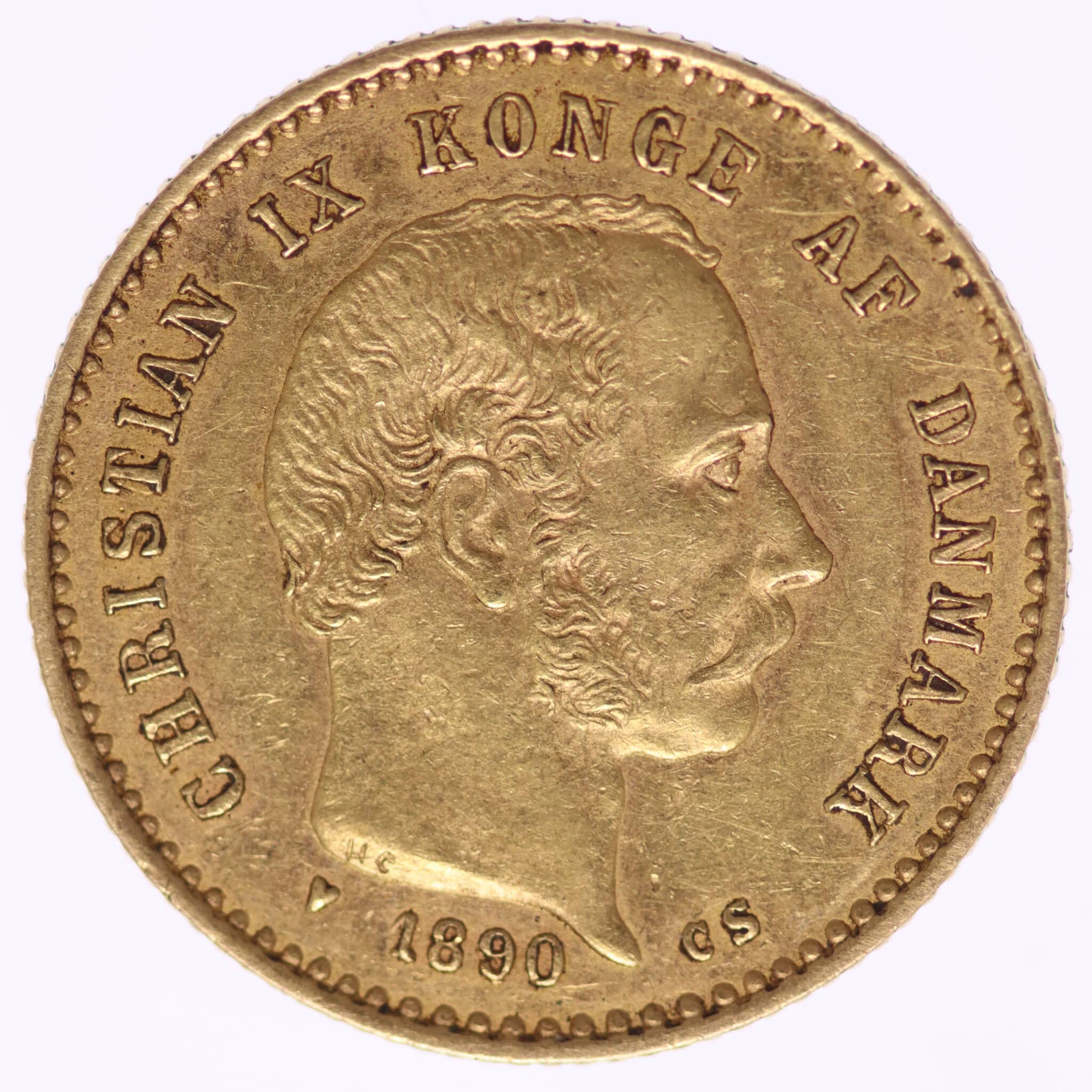 daenemark - Dänemark Christian IX. 10 Kronen 1890