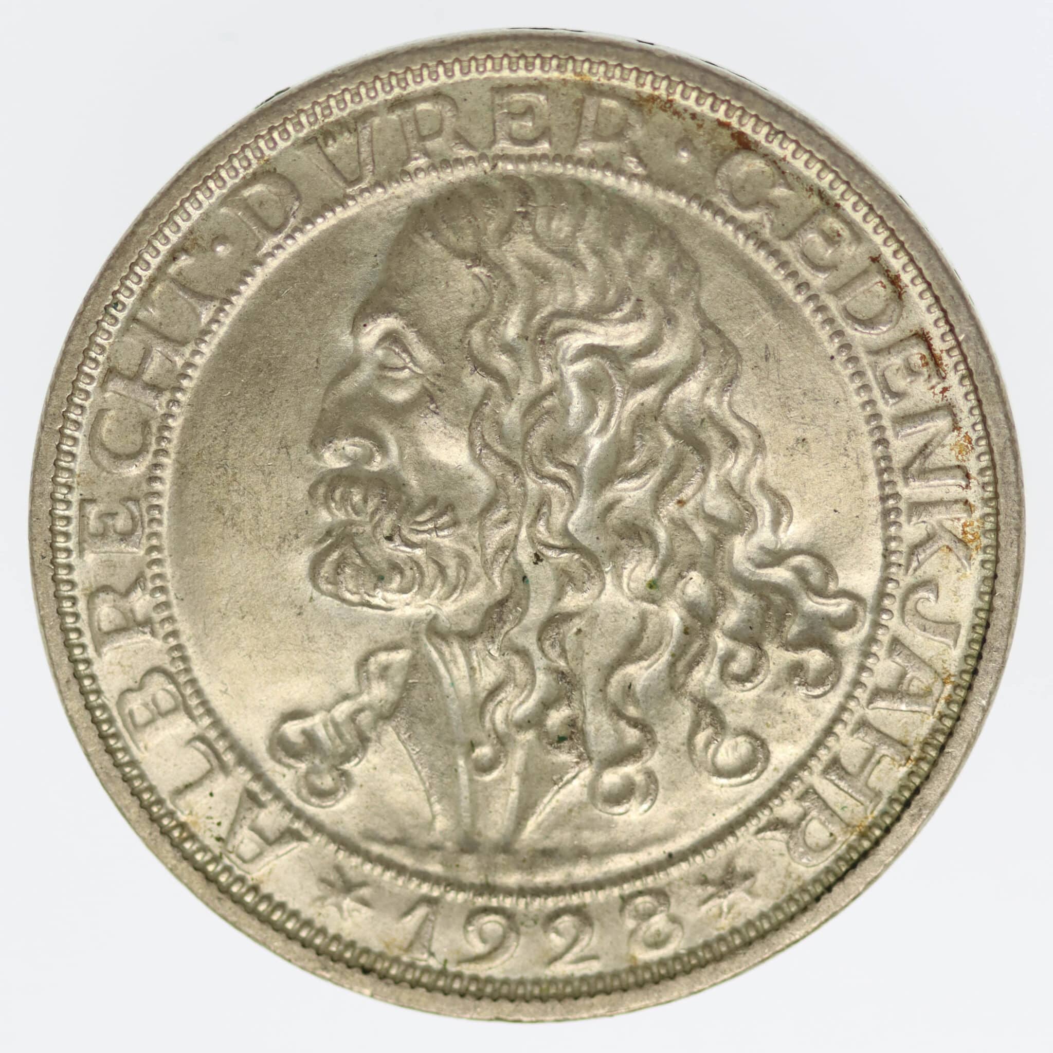 weimarer-republik-deutsche-silbermuenzen - Weimarer Republik 3 Reichsmark 1928 Dürer