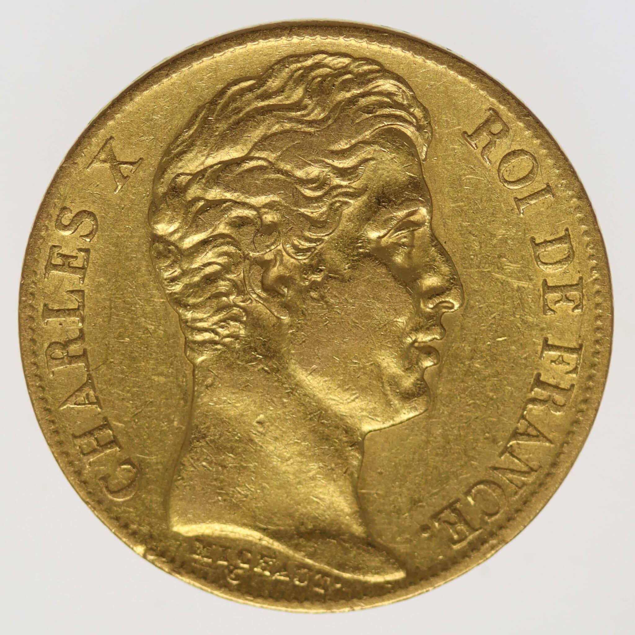 frankreich - Frankreich Charles X. 20 Francs 1825 A