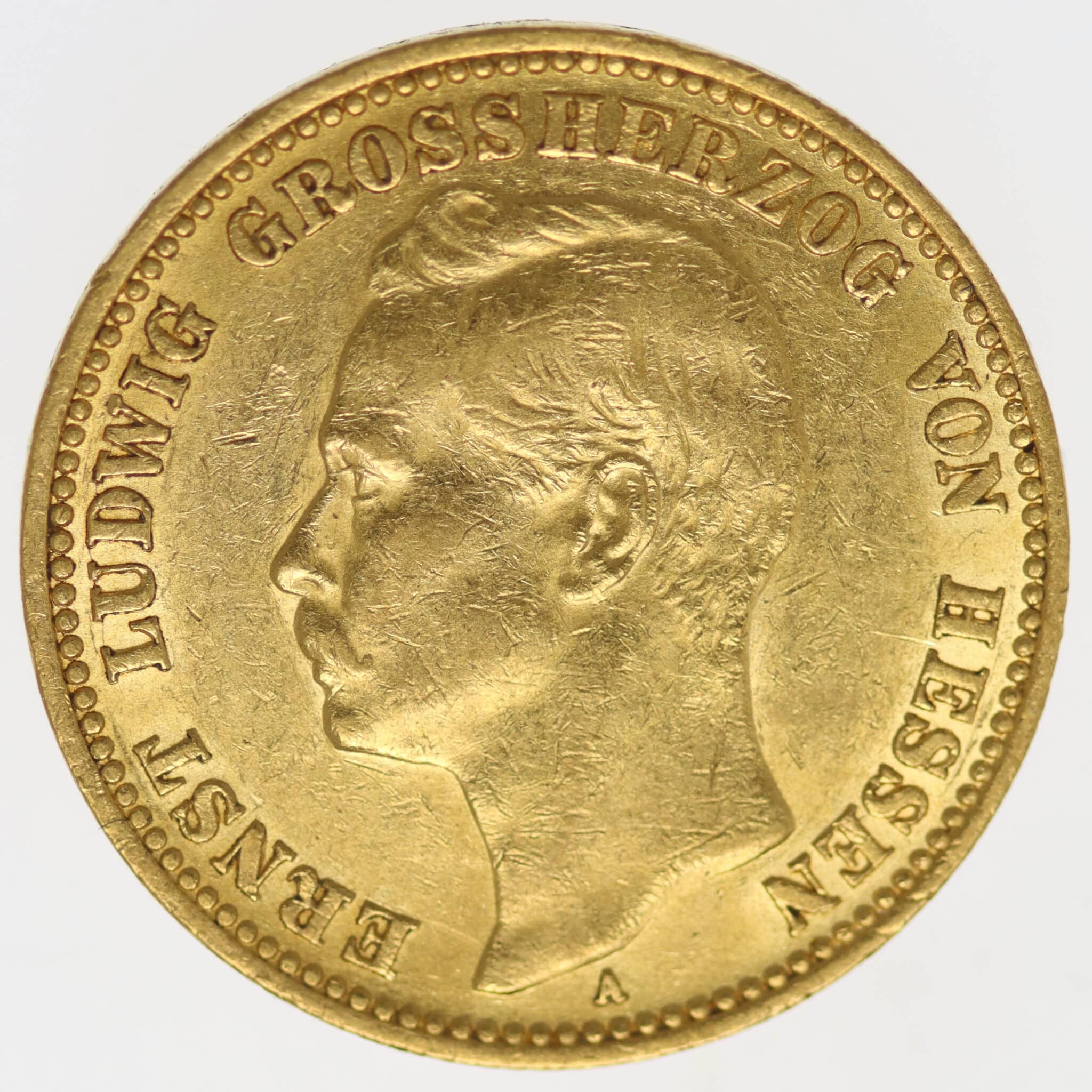 deutsches-kaiserreich-ab-1871 - Hessen Ernst Ludwig 20 Mark 1905