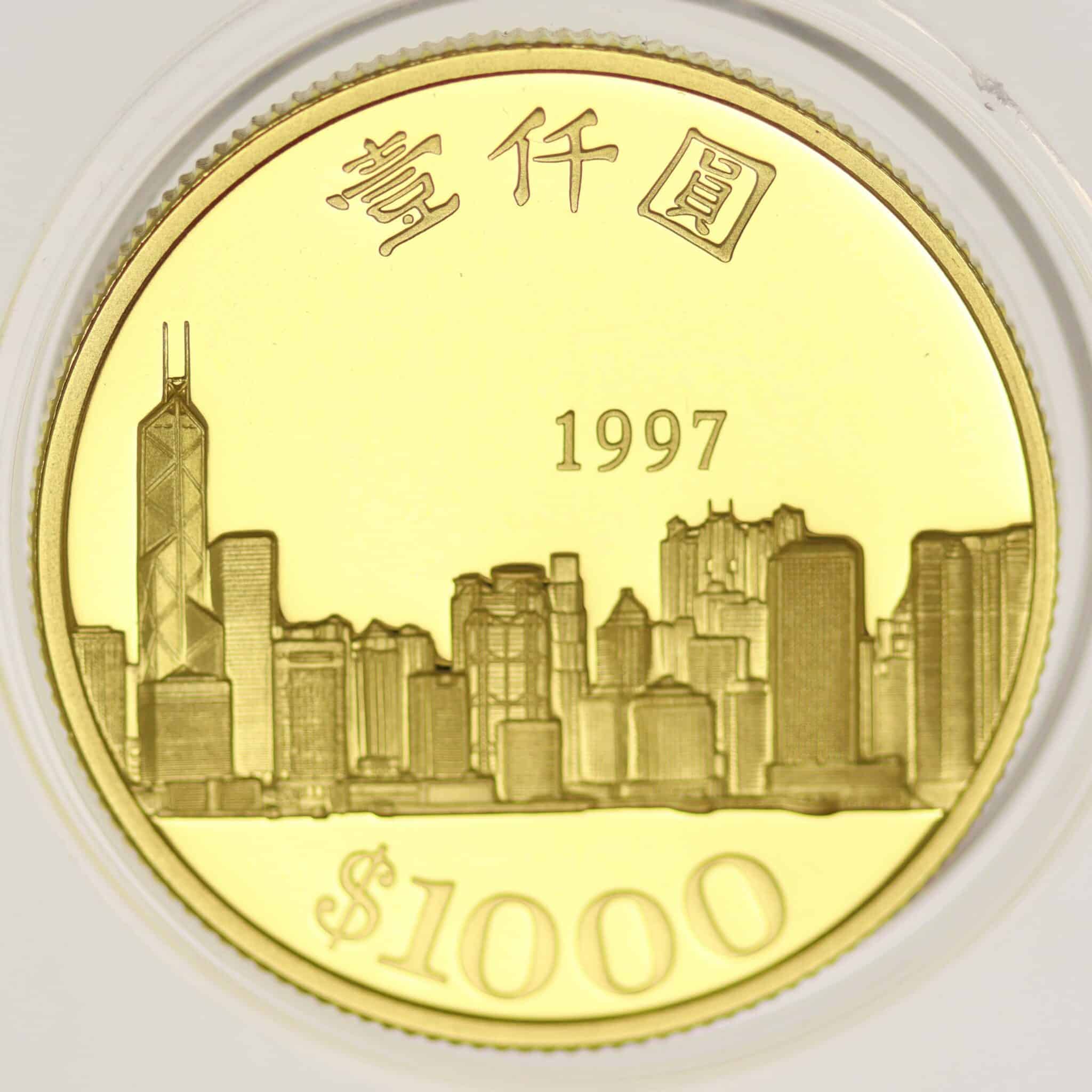 hong-kong - Hong Kong 1000 Dollars 1997