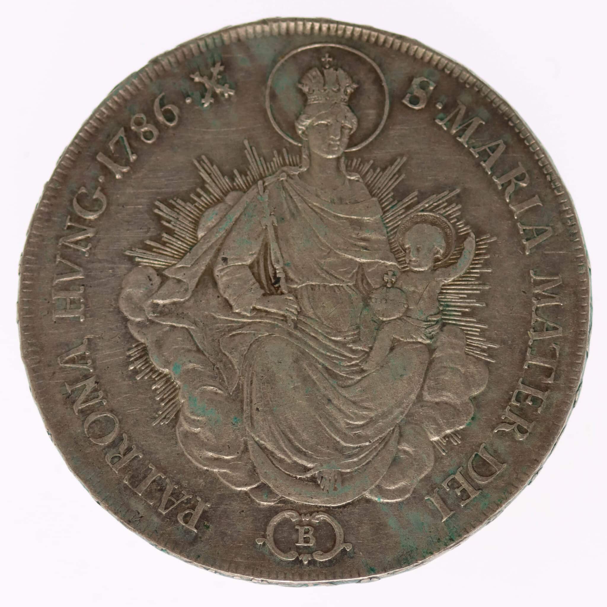 ungarn-silbermuenzen-uebriges-europa, oesterreich-silbermuenzen-uebriges-europa - Habsburg Joseph II. Taler 1786