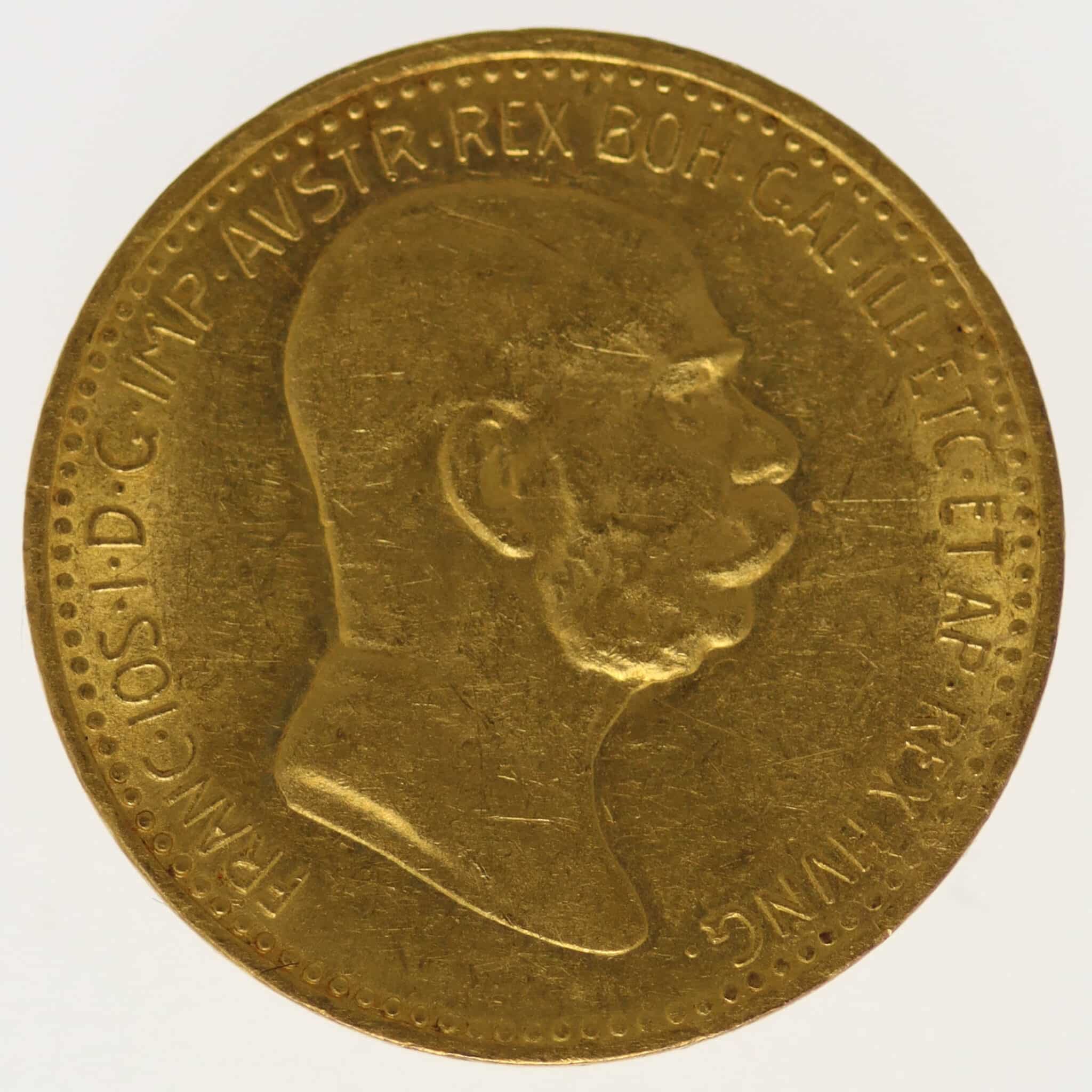 oesterreich - Österreich Kaiserreich Franz Joseph I. 10 Kronen 1909