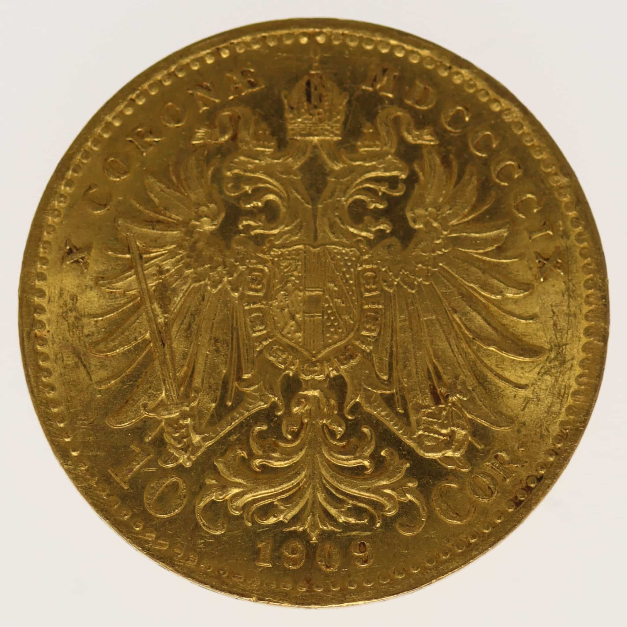 oesterreich - Österreich Kaiserreich Franz Joseph I. 10 Kronen 1909