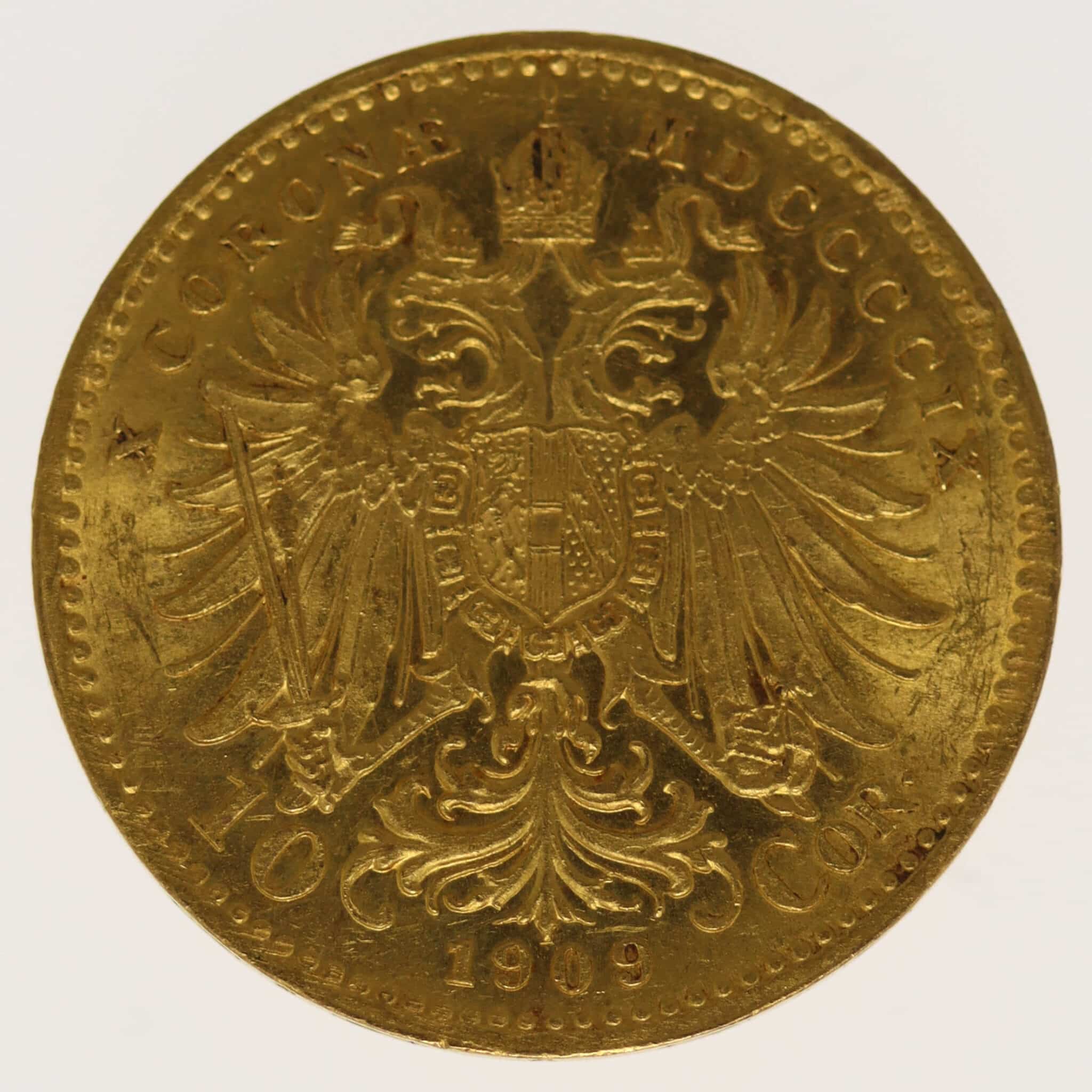 oesterreich - Österreich Kaiserreich Franz Joseph I. 10 Kronen 1909