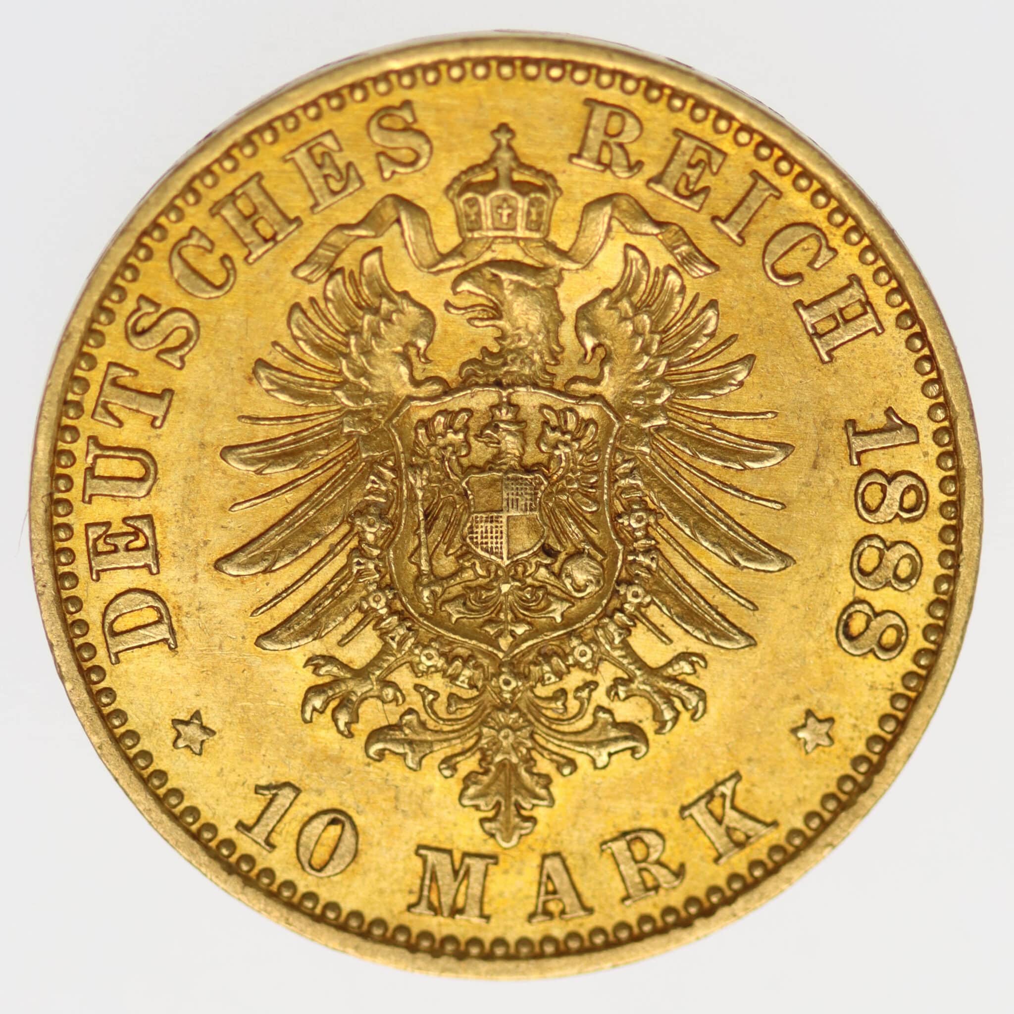 deutsches-kaiserreich-ab-1871 - Preussen Friedrich III. 10 Mark 1888