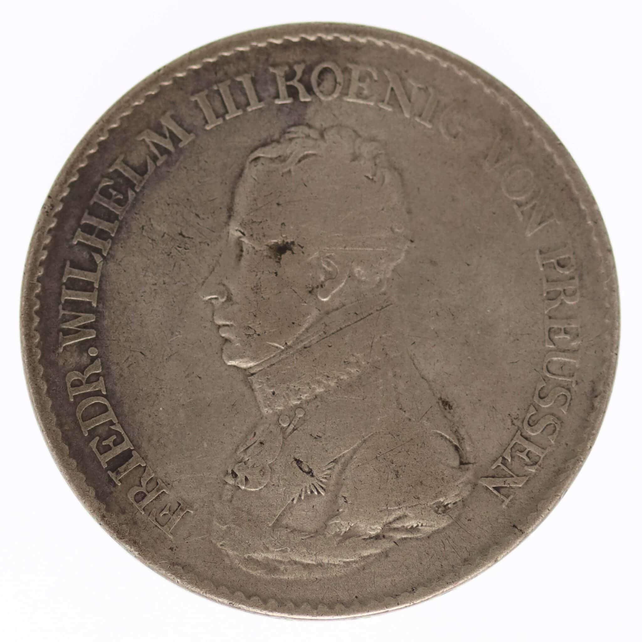 altdeutschland-deutsche-silbermuenzen - Preussen Friedrich Wilhelm III. Taler 1818 A