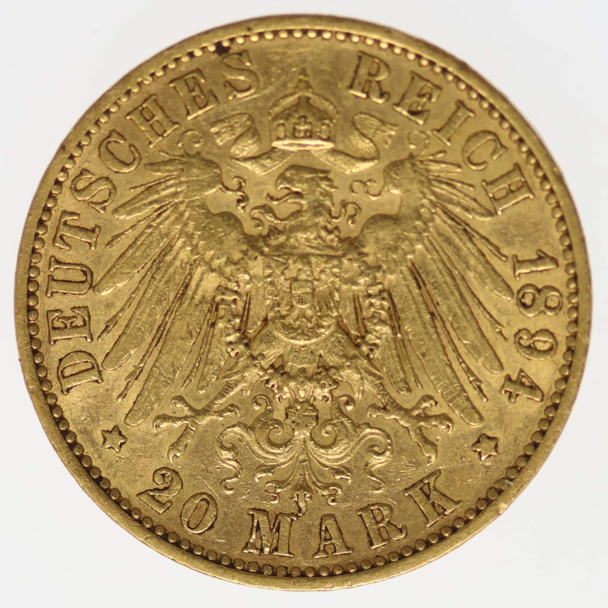 deutsches-kaiserreich-ab-1871 - Sachsen Albert 20 Mark 1894