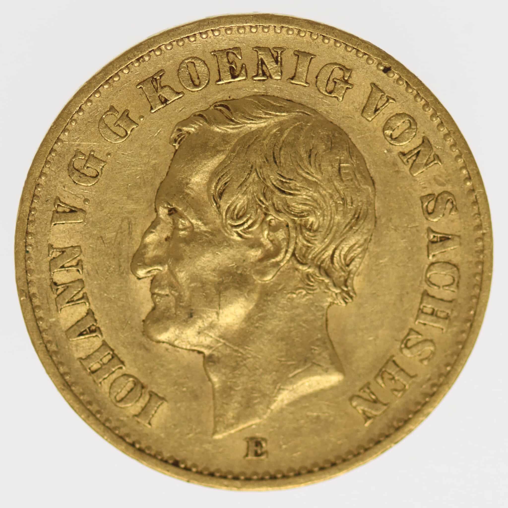 deutsches-kaiserreich-ab-1871 - Sachsen Johann 20 Mark 1873