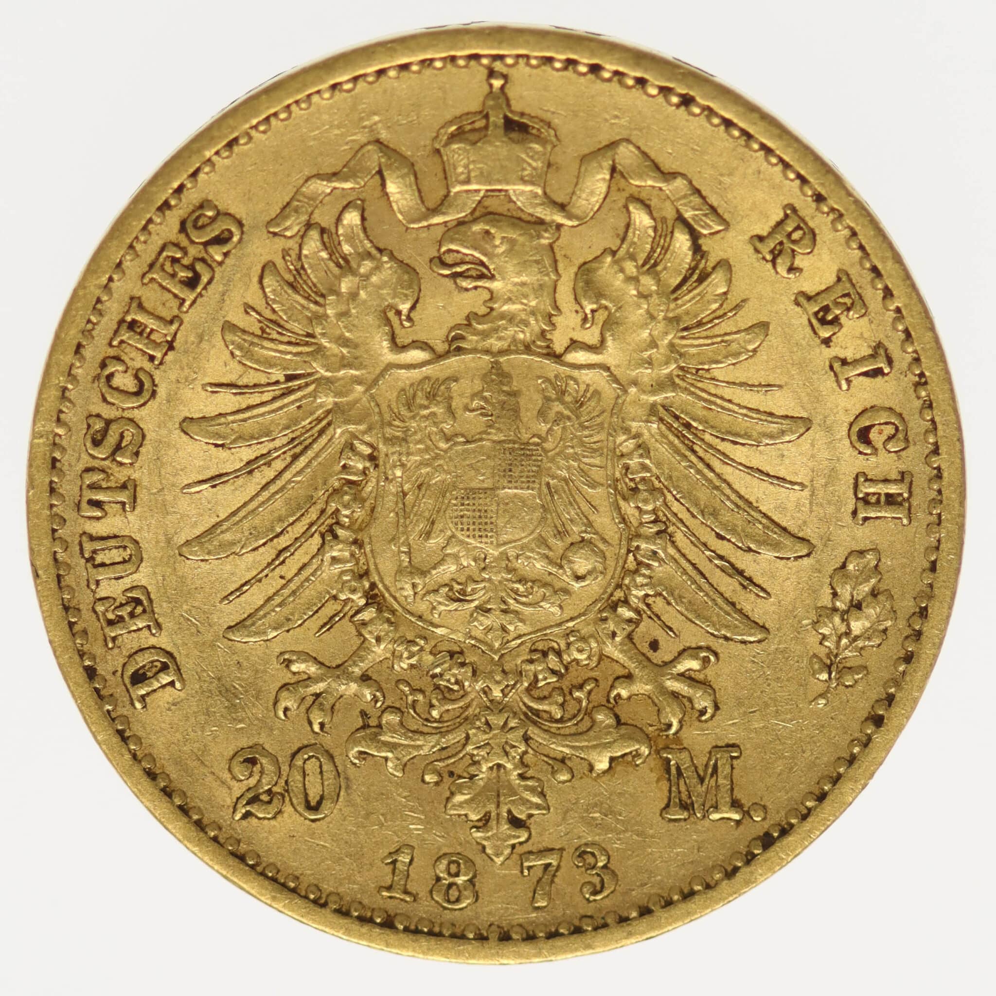 deutsches-kaiserreich-ab-1871 - Sachsen Johann 20 Mark 1873