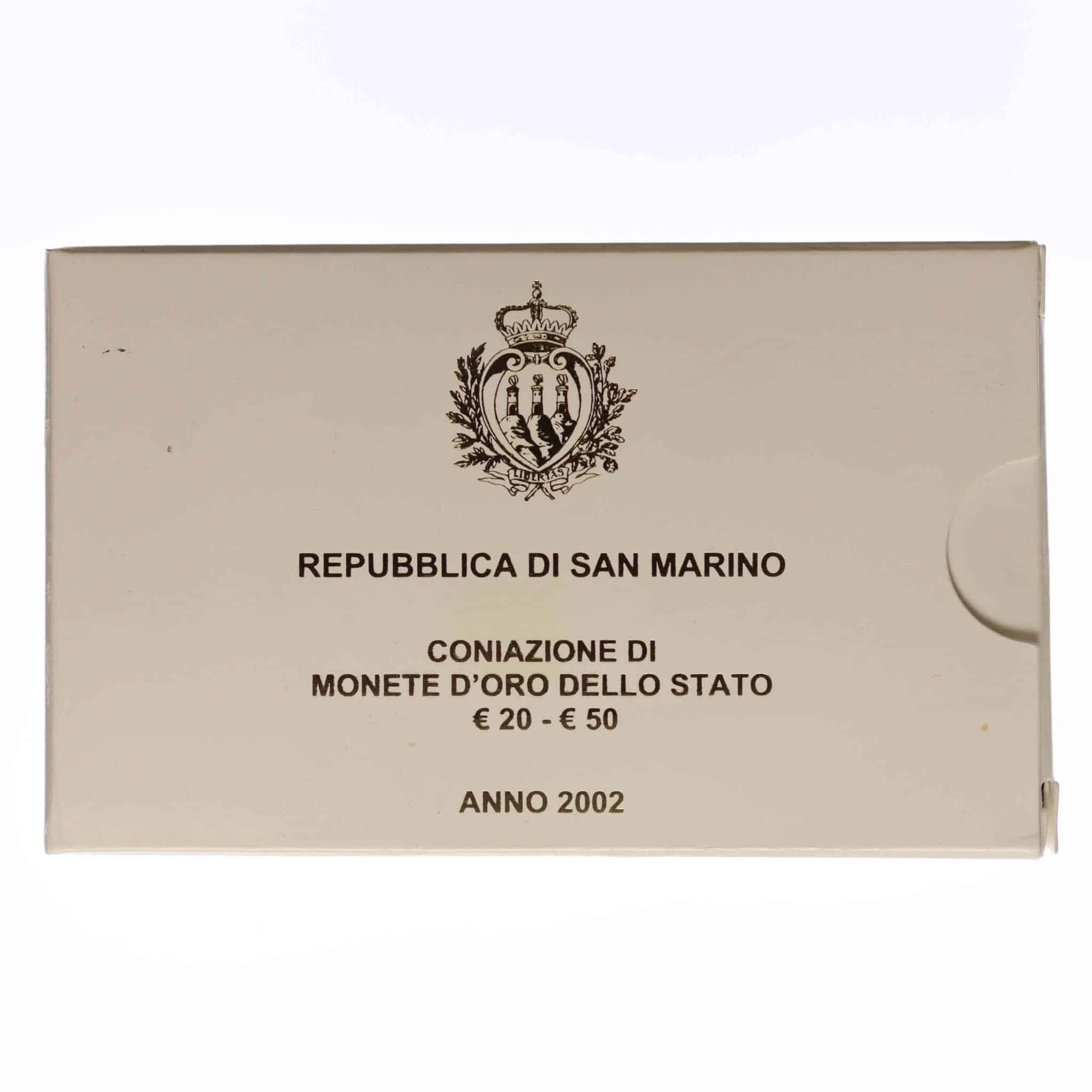 san-marino - San Marino Set 20 + 50 Euro 2002