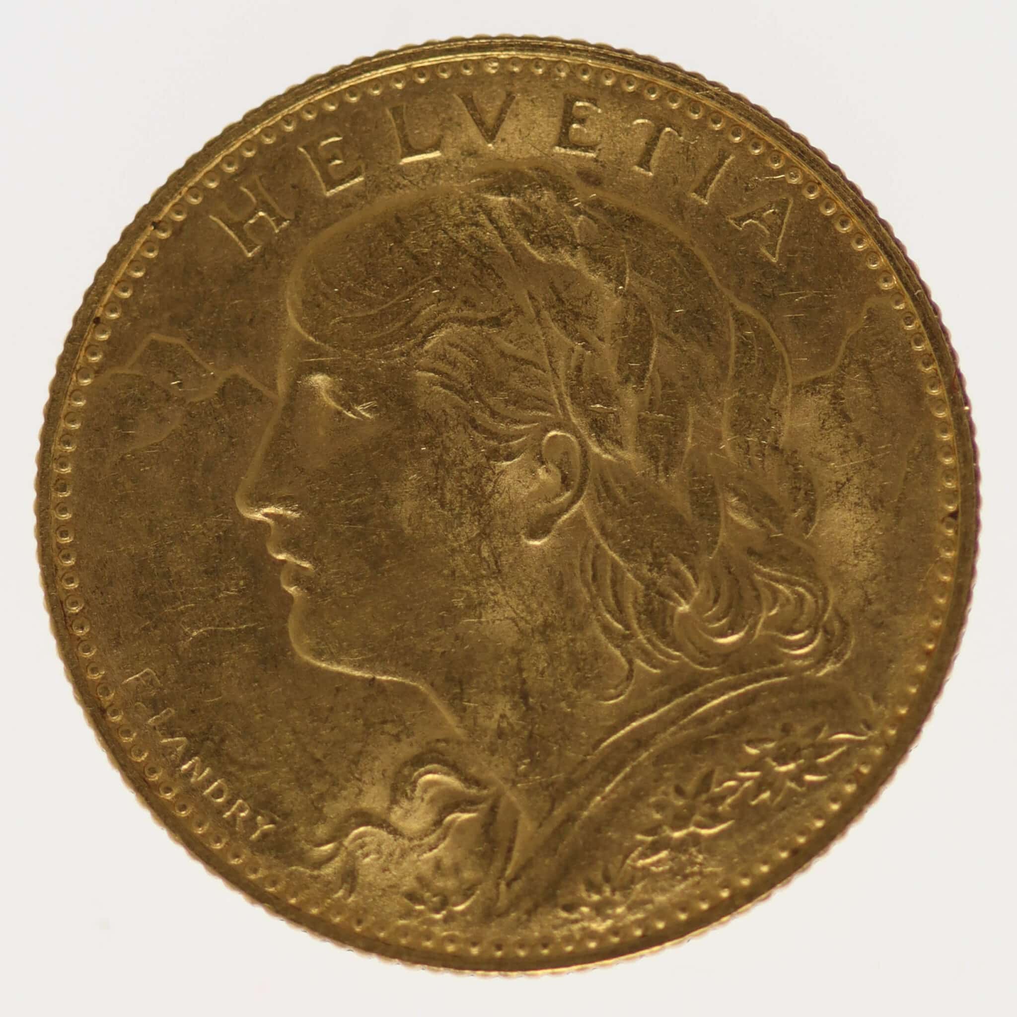 schweiz - Schweiz 10 Franken 1915 Vreneli