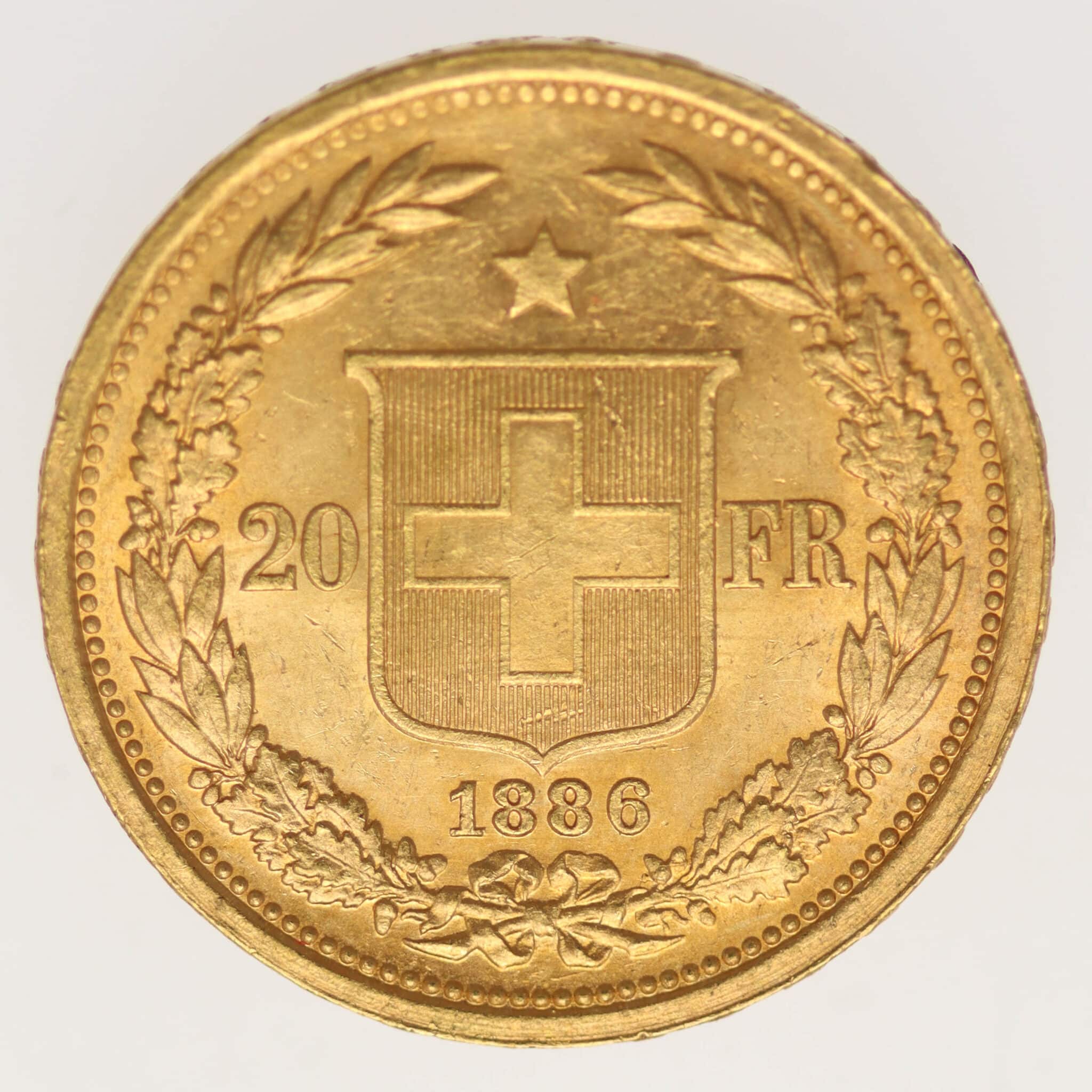 schweiz - Schweiz 20 Franken 1886 Helvetia