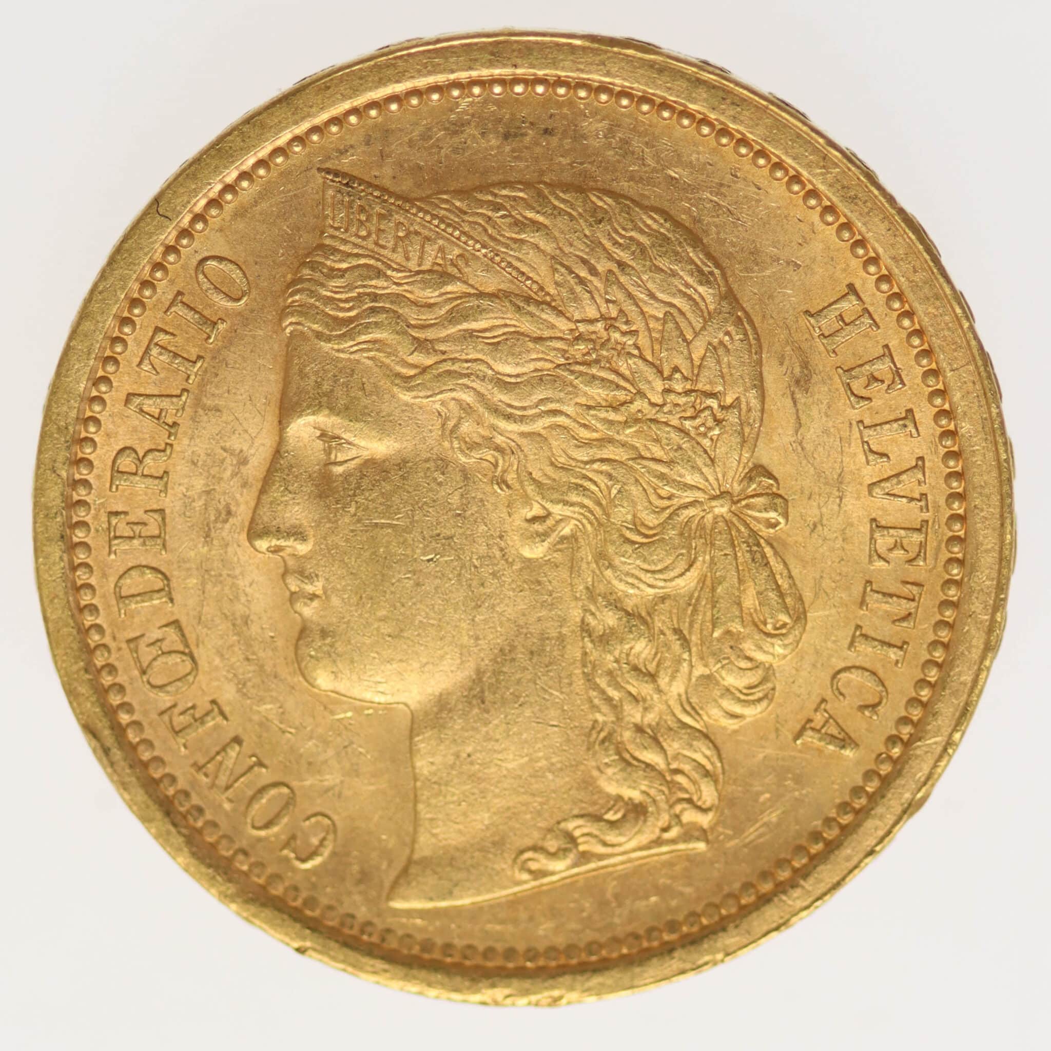 schweiz - Schweiz 20 Franken 1886 Helvetia