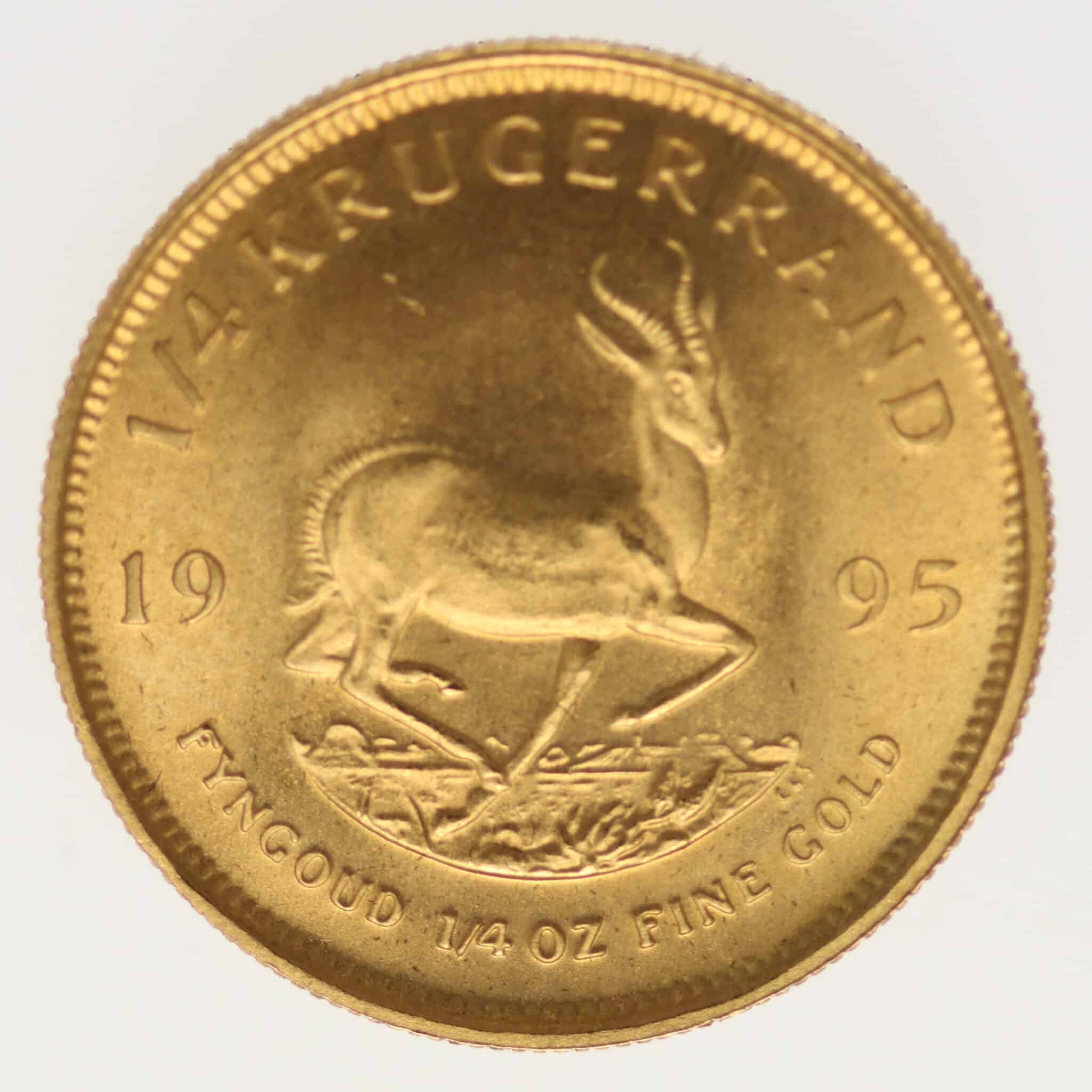 suedafrika - Südafrika Krügerrand 1/4 Unze 1995