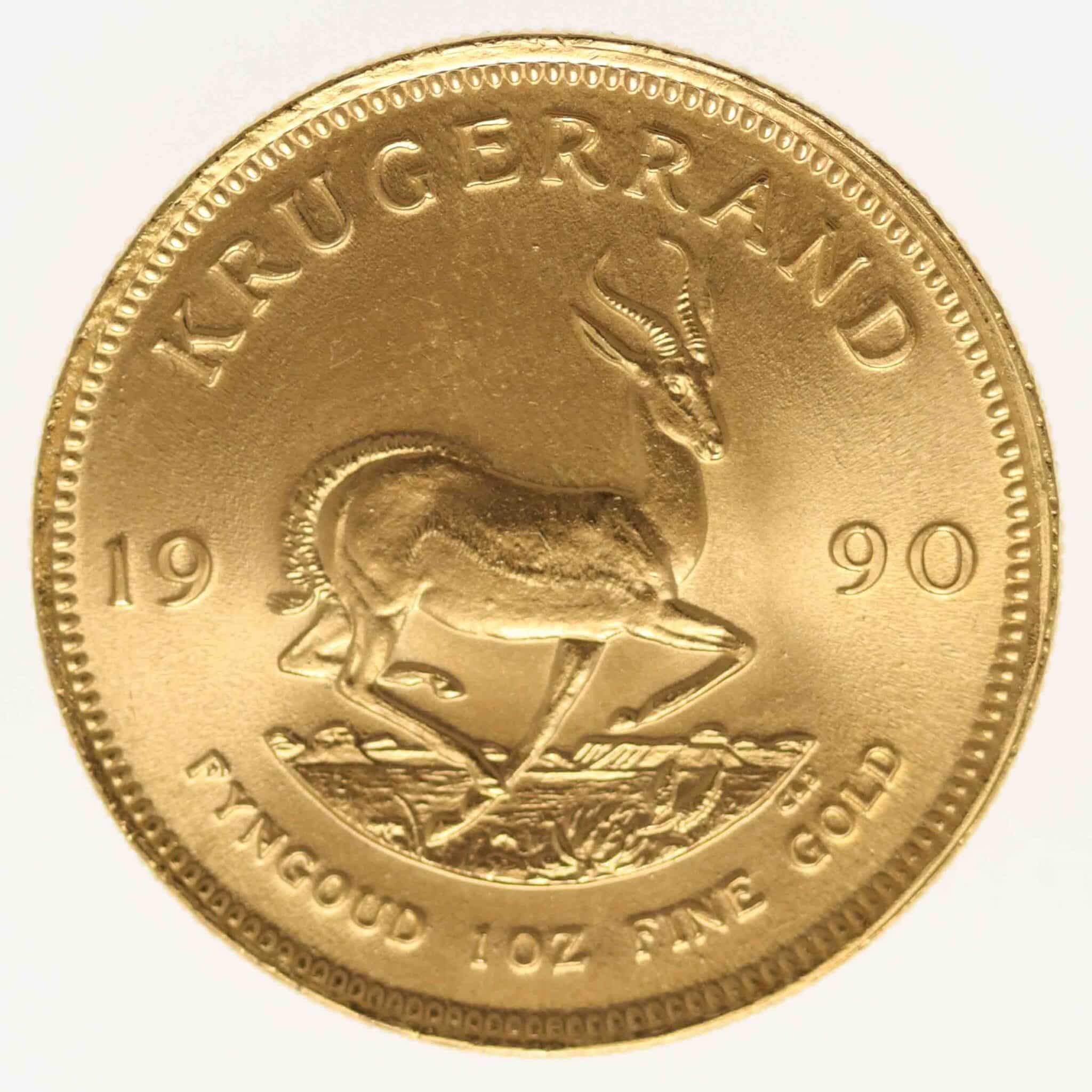 suedafrika - Südafrika Krügerrand 1 Unze 1990