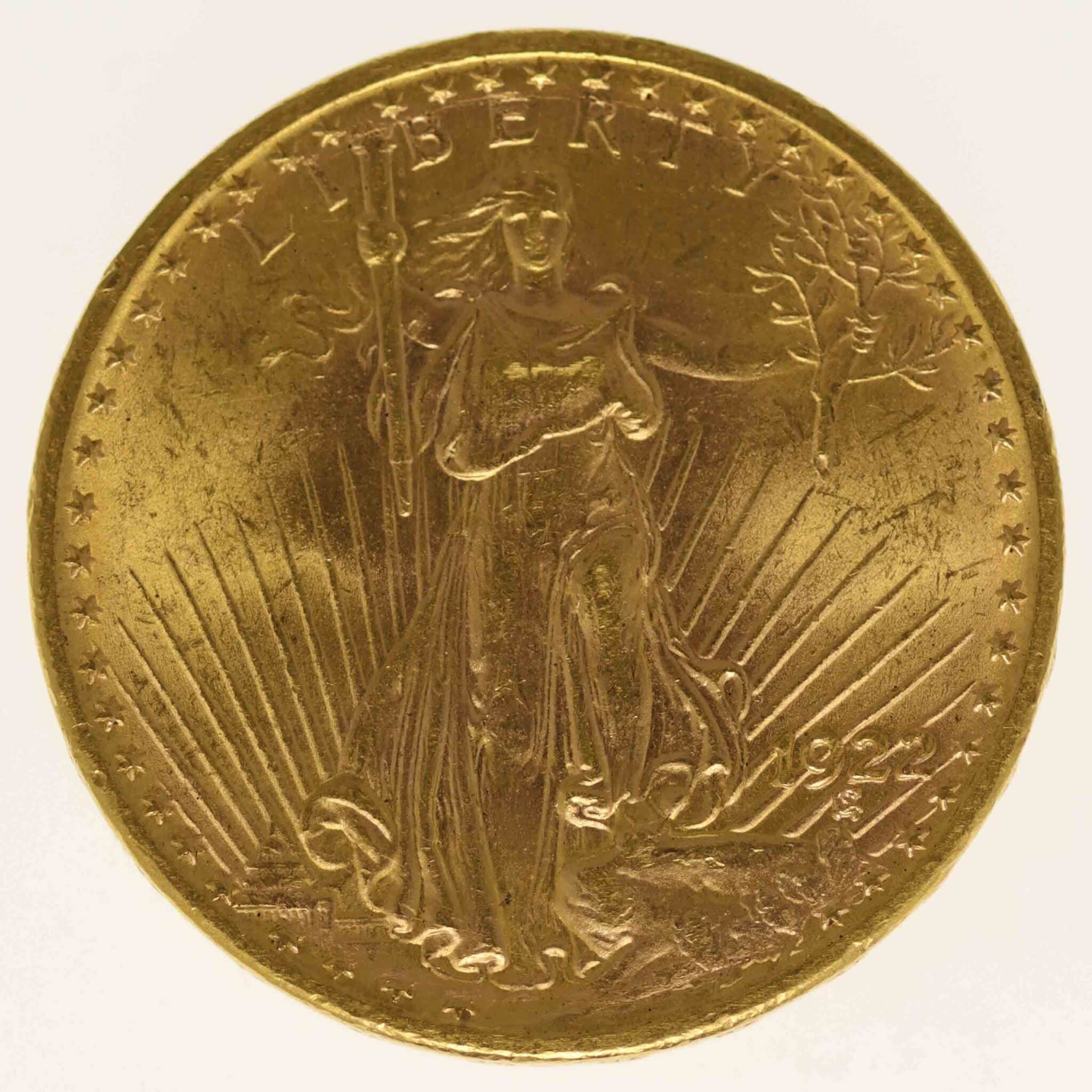 usa - USA 20 Dollars 1922 Statue