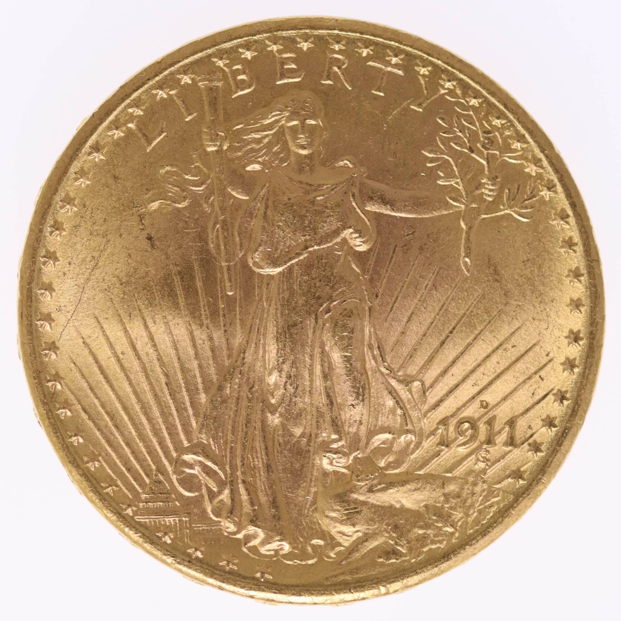 usa - USA 20 Dollars 1911 D Statue