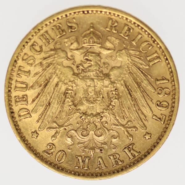 proaurum-württemberg_wilhelm_20_mark_1897_11667_4