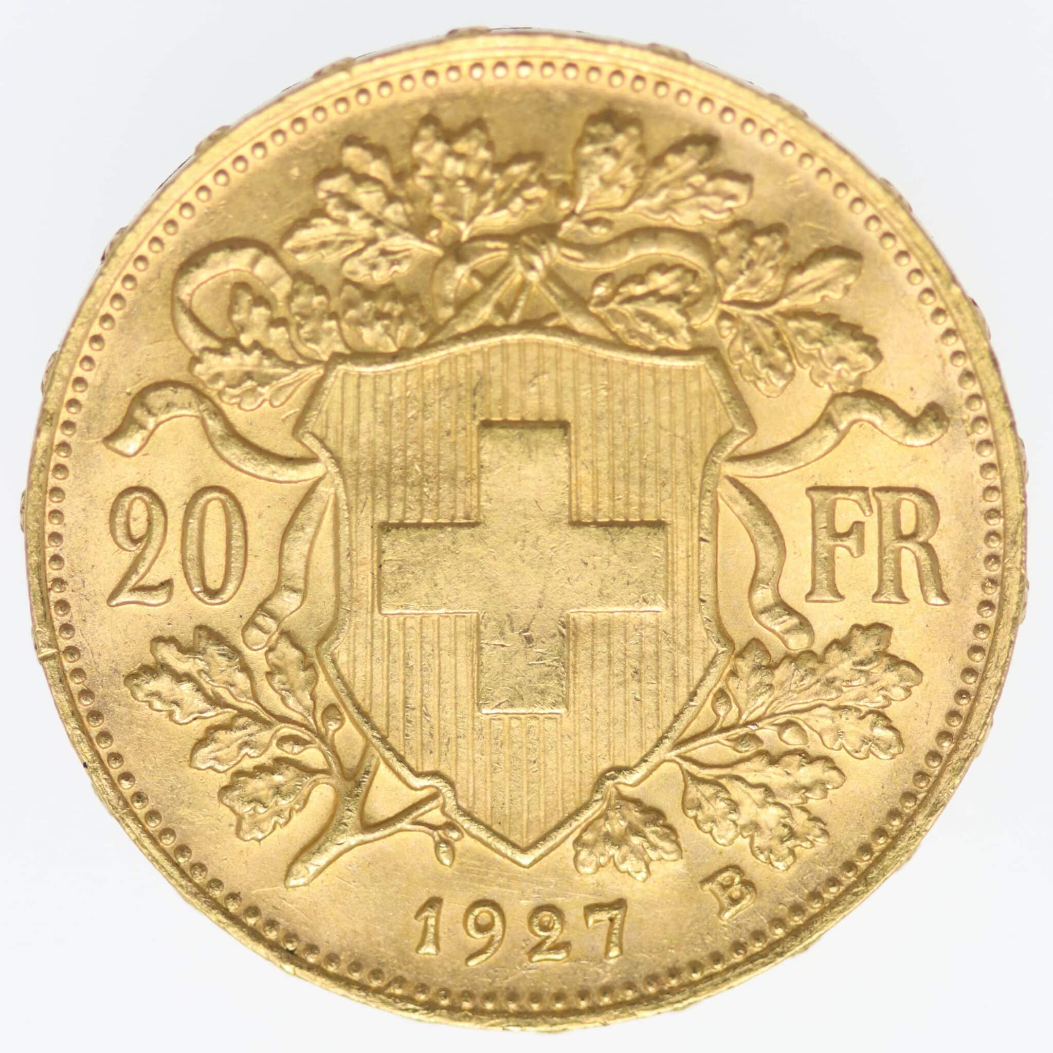 schweiz - Schweiz 20 Franken 1927 B Vreneli