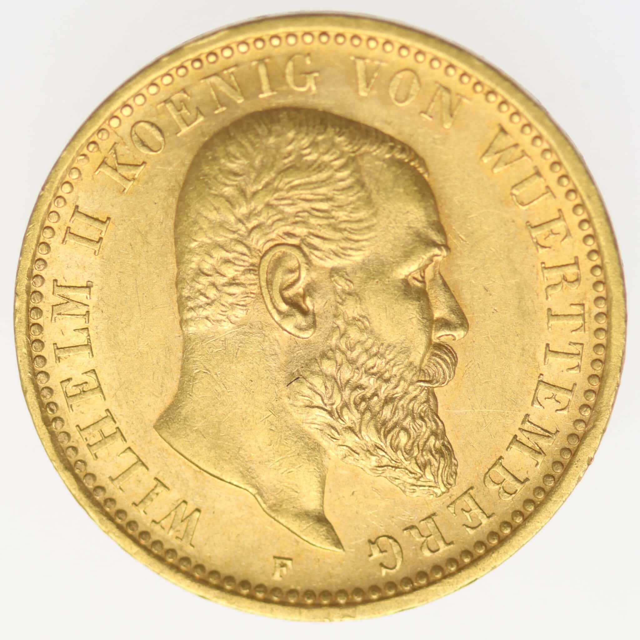 deutsches-kaiserreich-ab-1871 - Württemberg Wilhelm II. 10 Mark 1907