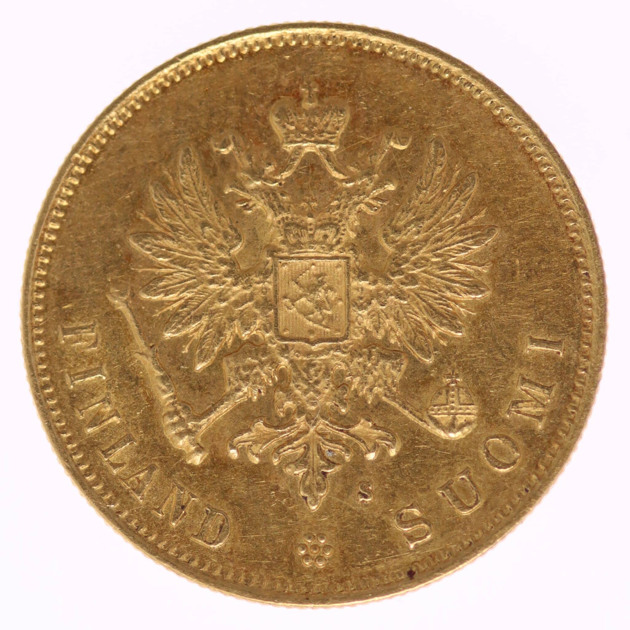 finnland - Finnland Alexander III. 10 Markkaa 1882