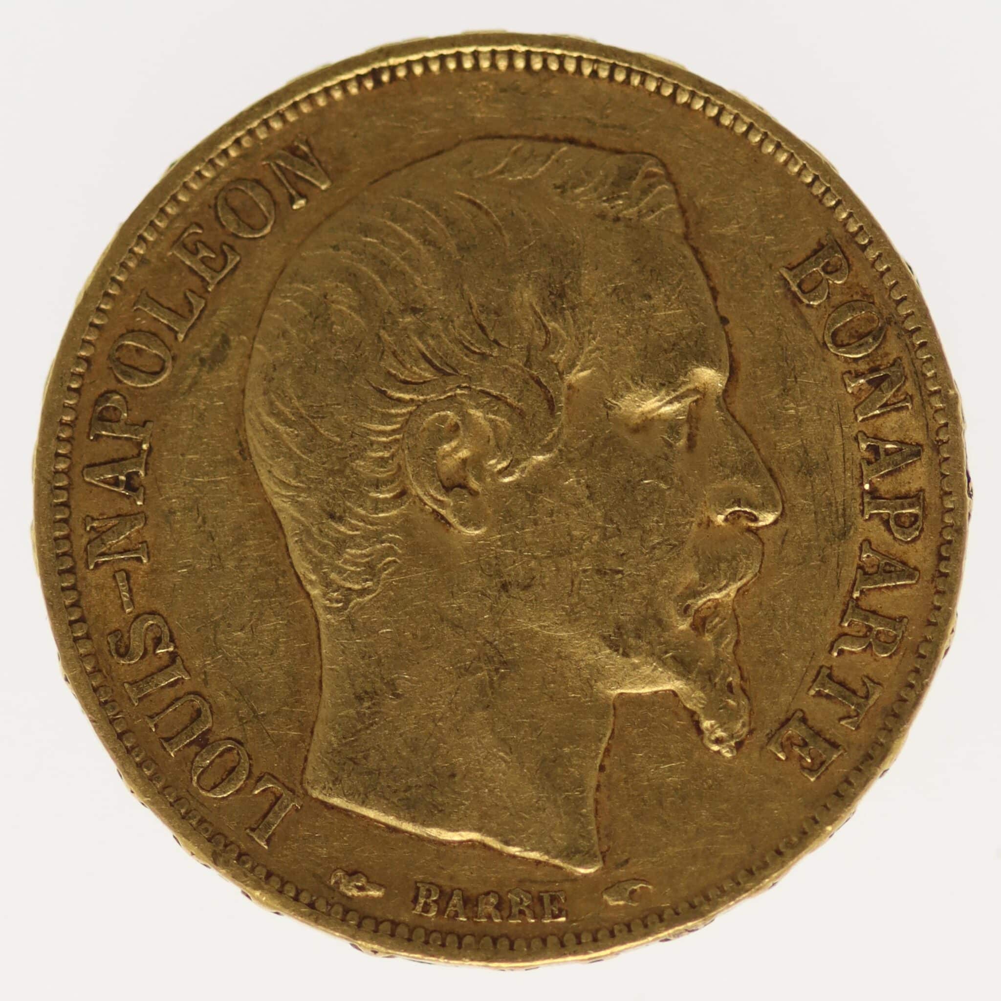 frankreich - Frankreich Louis-Napoleon Bonaparte 20 Francs 1852 A