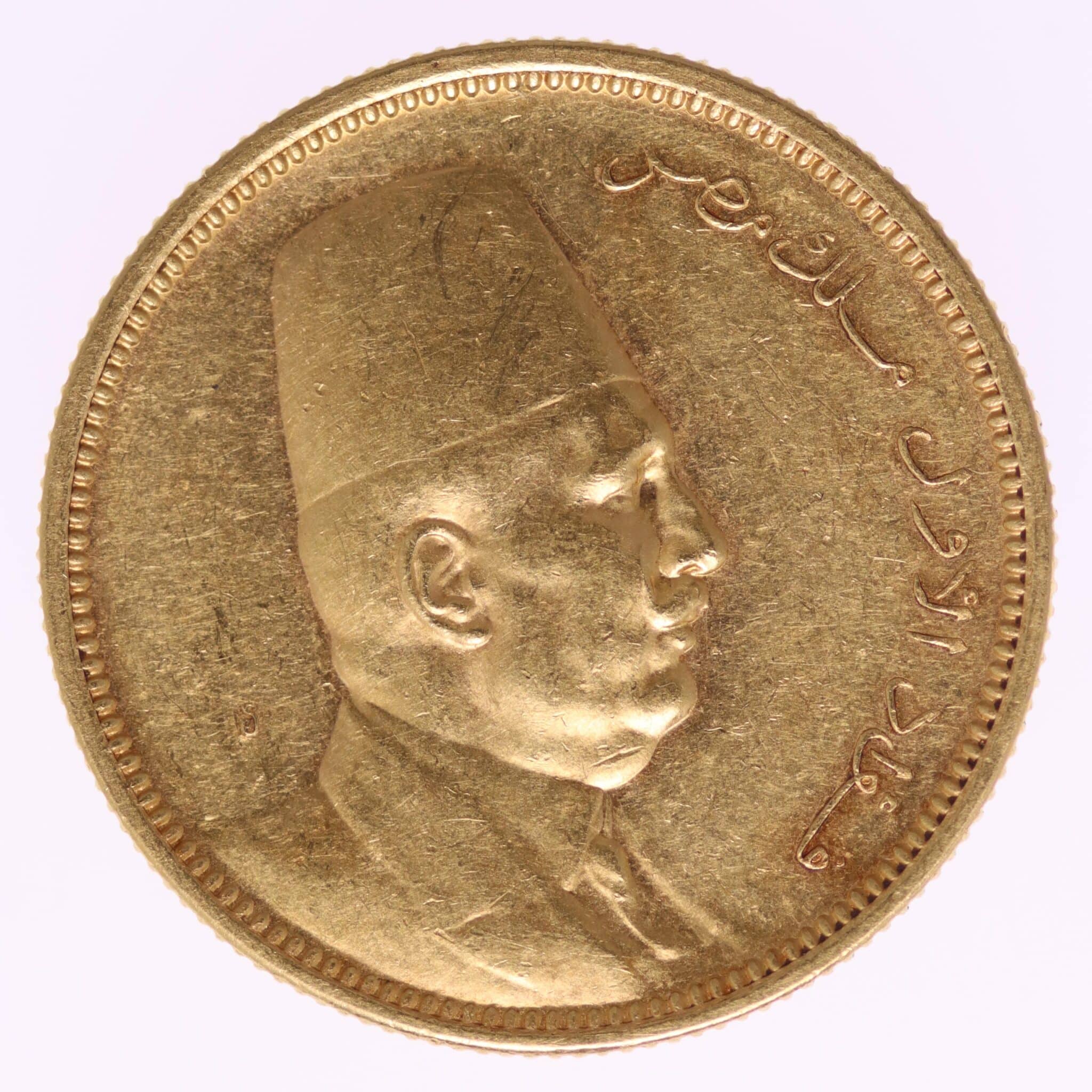 aegypten - Ägypten Fuad I. 100 Piaster 1922