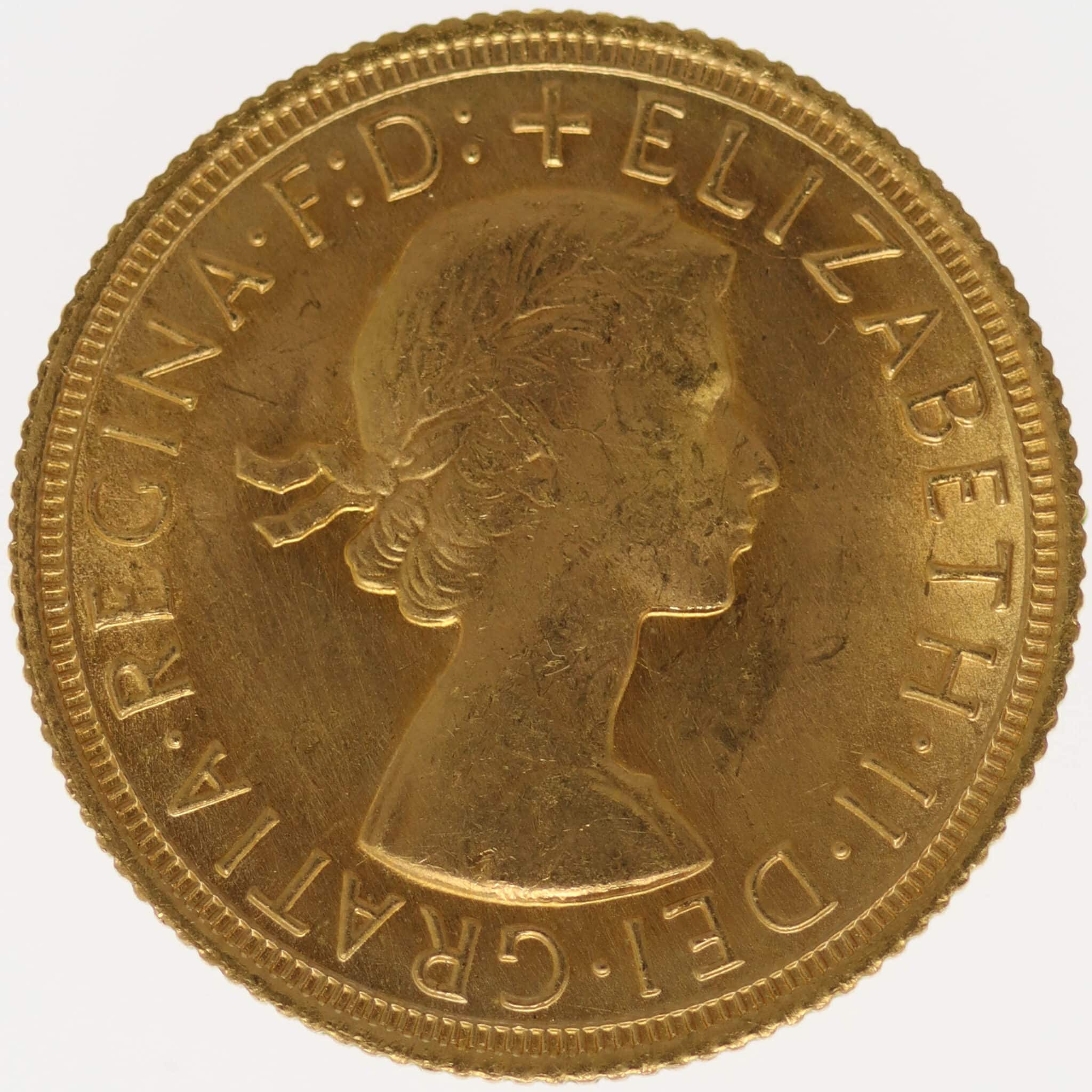 grossbritannien - Großbritannien Elisabeth II. Sovereign 1967