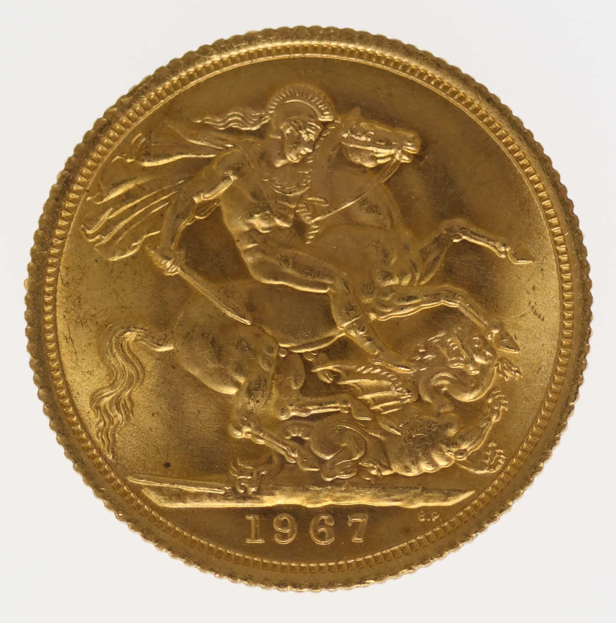 grossbritannien - Großbritannien Elisabeth II. Sovereign 1967