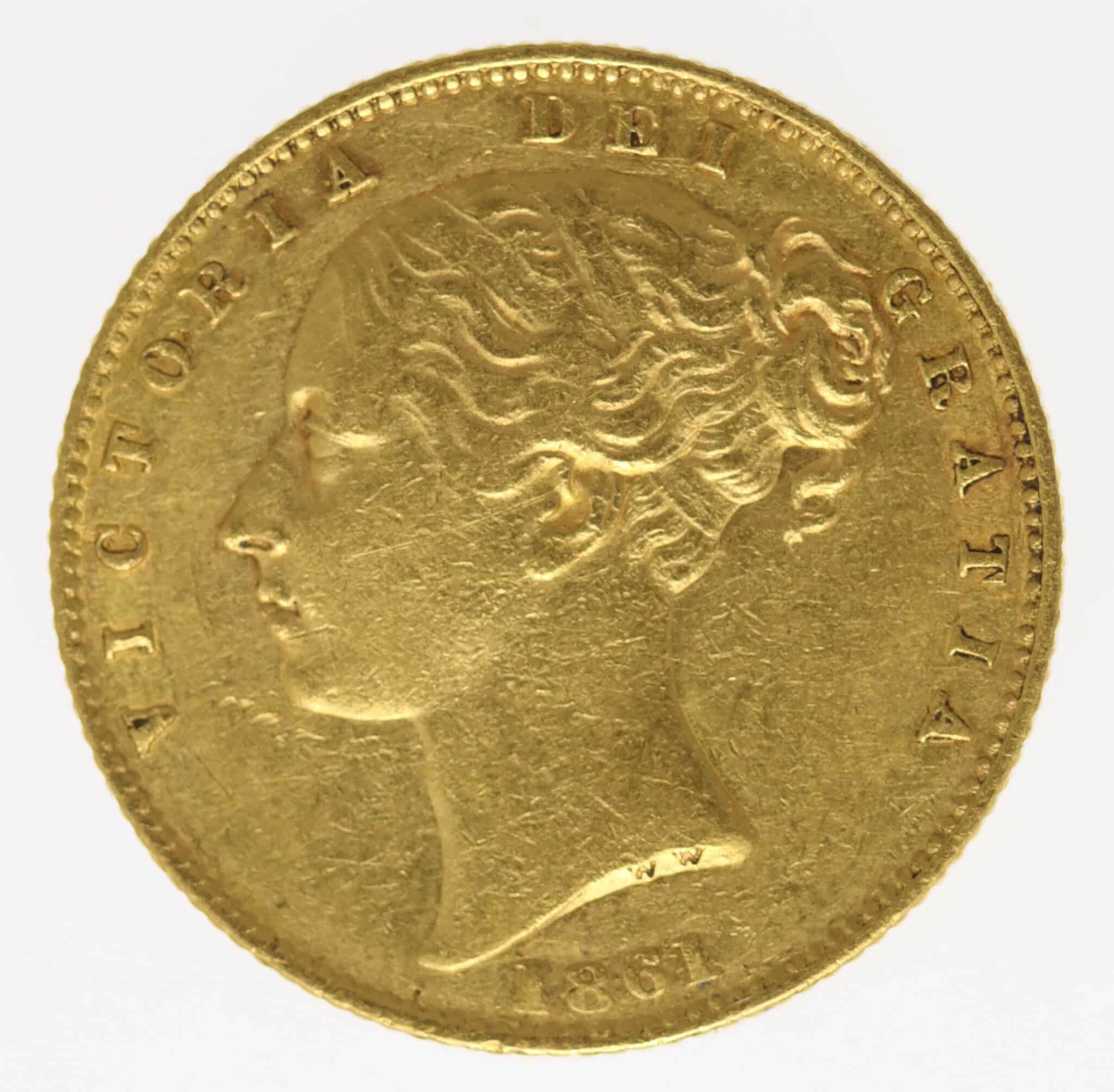 grossbritannien - Großbritannien Victoria Sovereign 1861