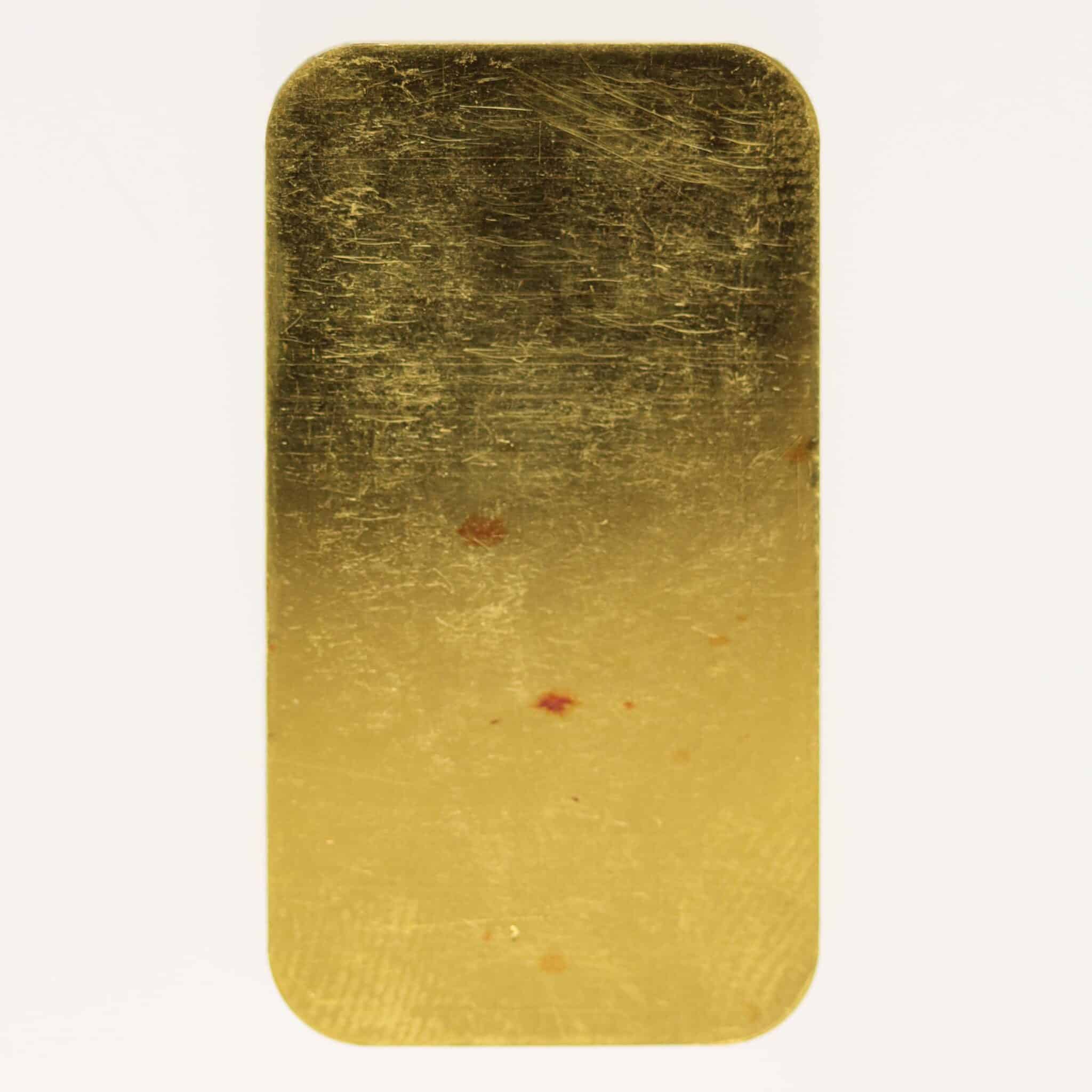 - Themenspecial: Historische Goldbarren