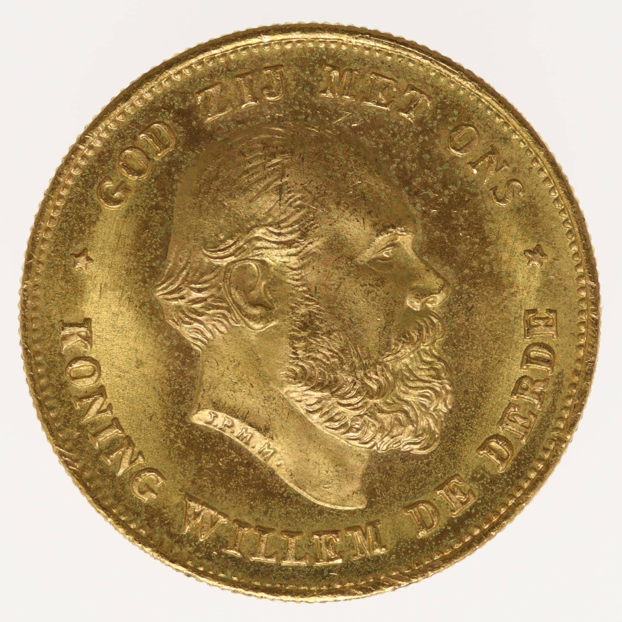 niederlande - Niederlande Wilhelm III. 10 Gulden 1875