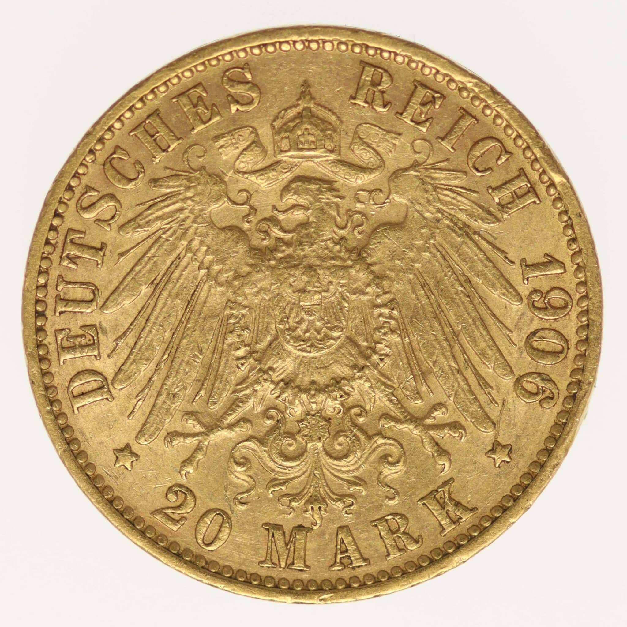 deutsches-kaiserreich-ab-1871 - Preussen Wilhelm II. 20 Mark 1906 J