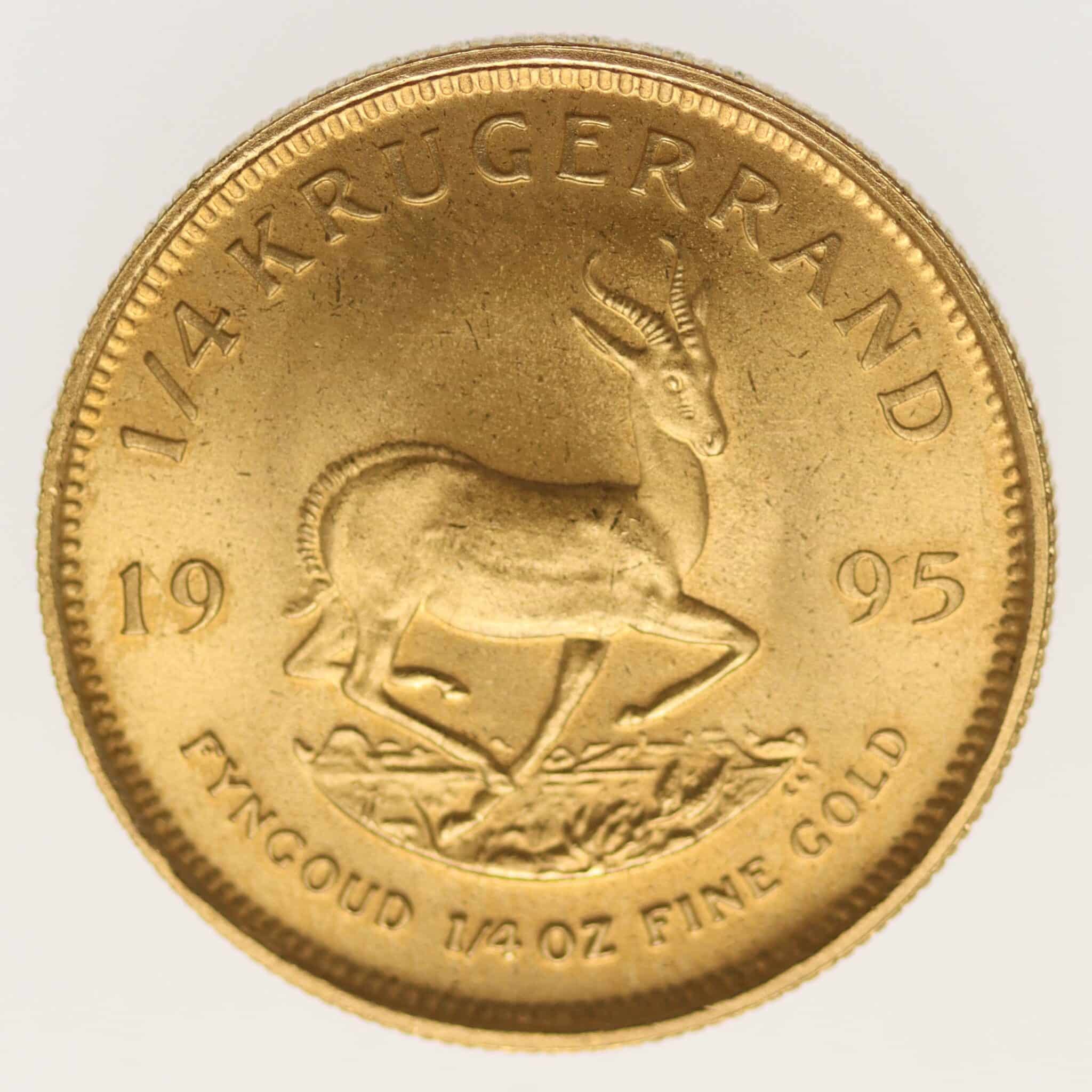 suedafrika - Südafrika Krügerrand 1/4 Unze 1995