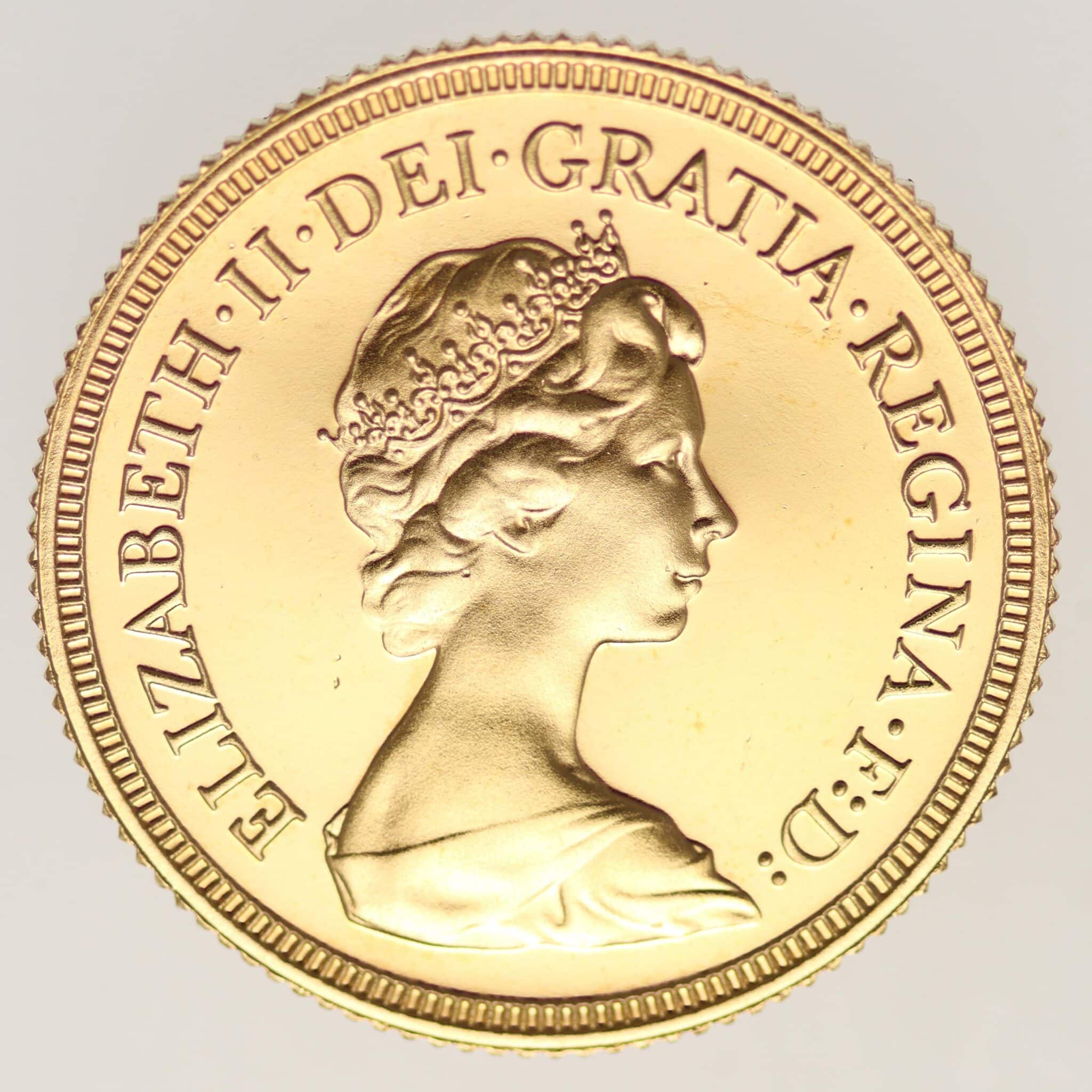 grossbritannien - Großbritannien Elisabeth II. Sovereign 1979