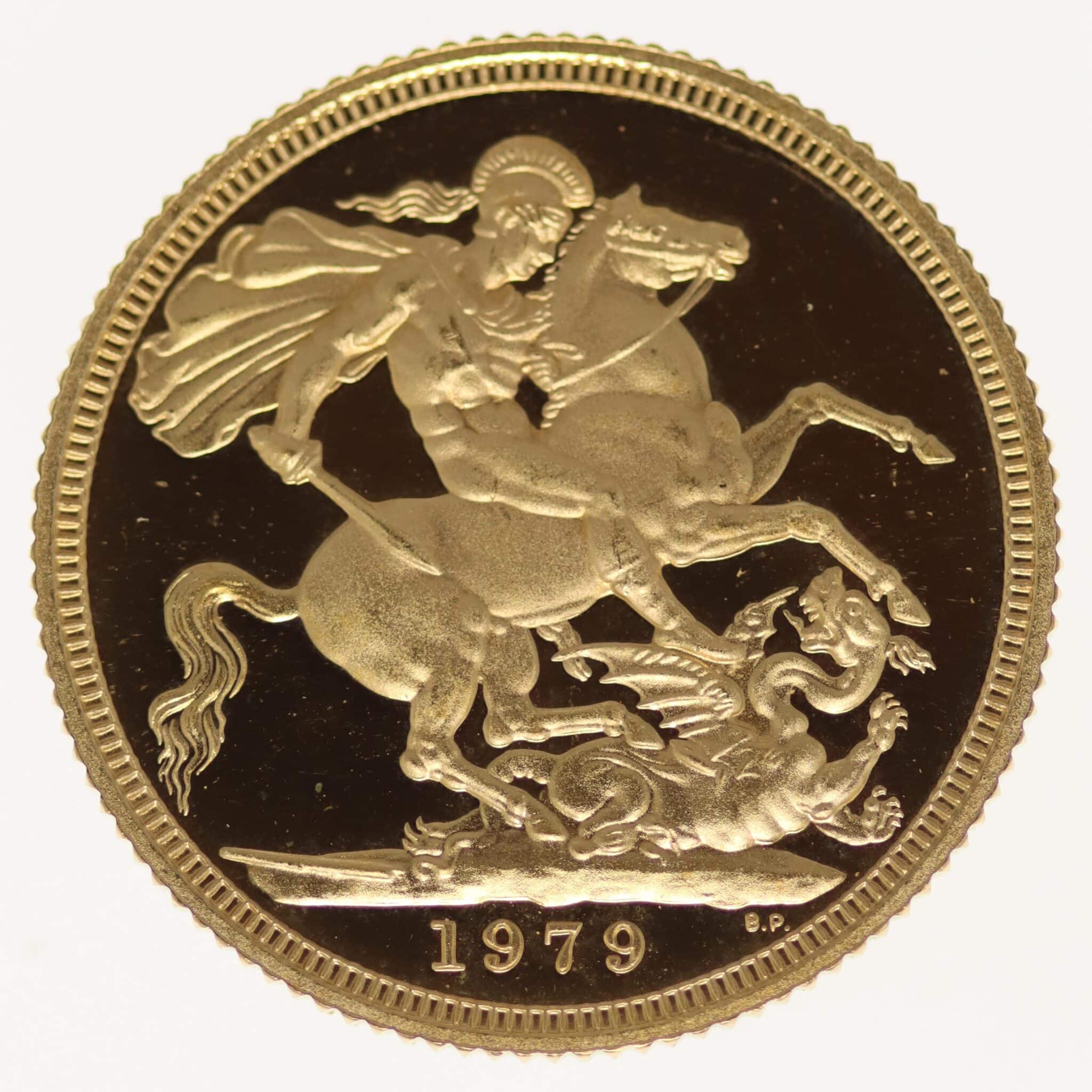 grossbritannien - Großbritannien Elisabeth II. Sovereign 1979