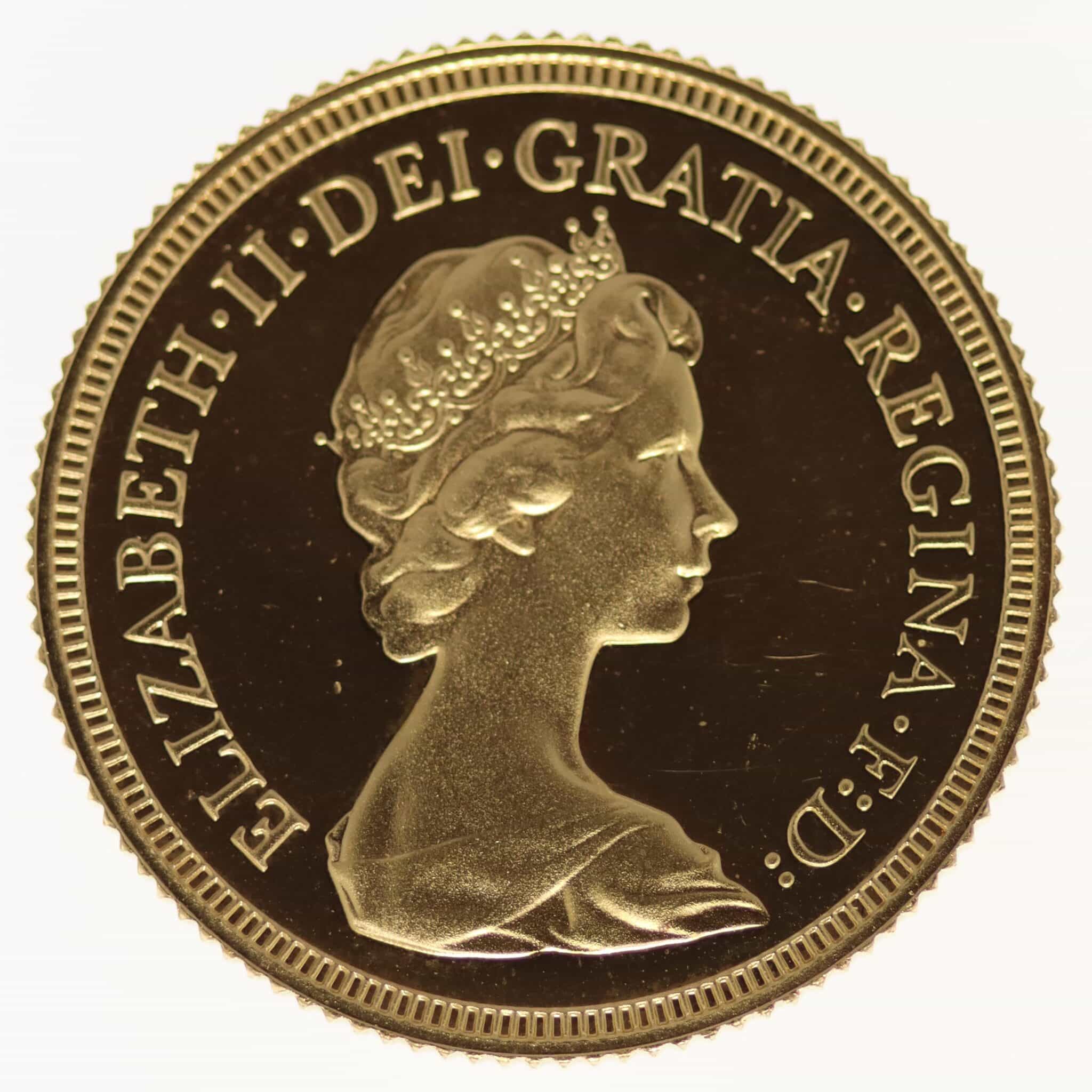 grossbritannien - Großbritannien Elisabeth II. Sovereign 1979