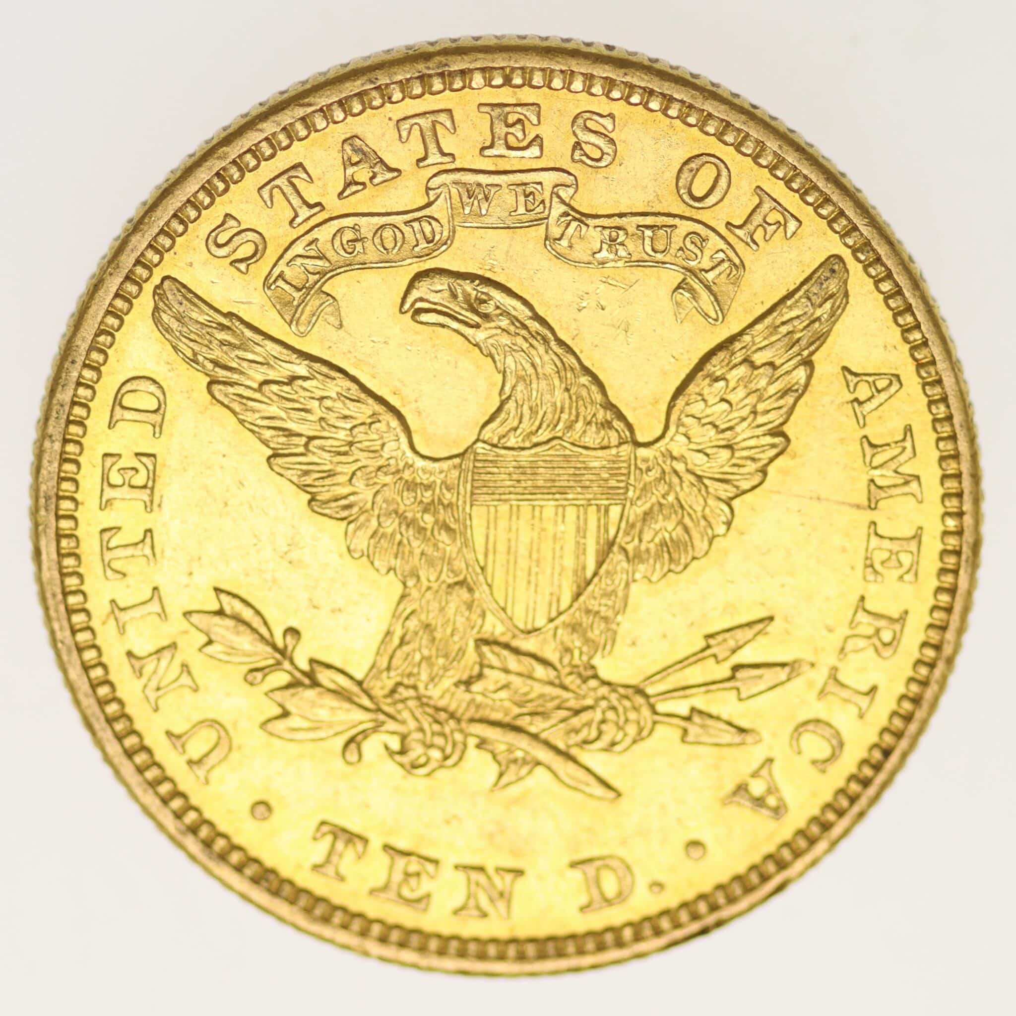 usa - USA 10 Dollars 1907 Liberty / Kopf