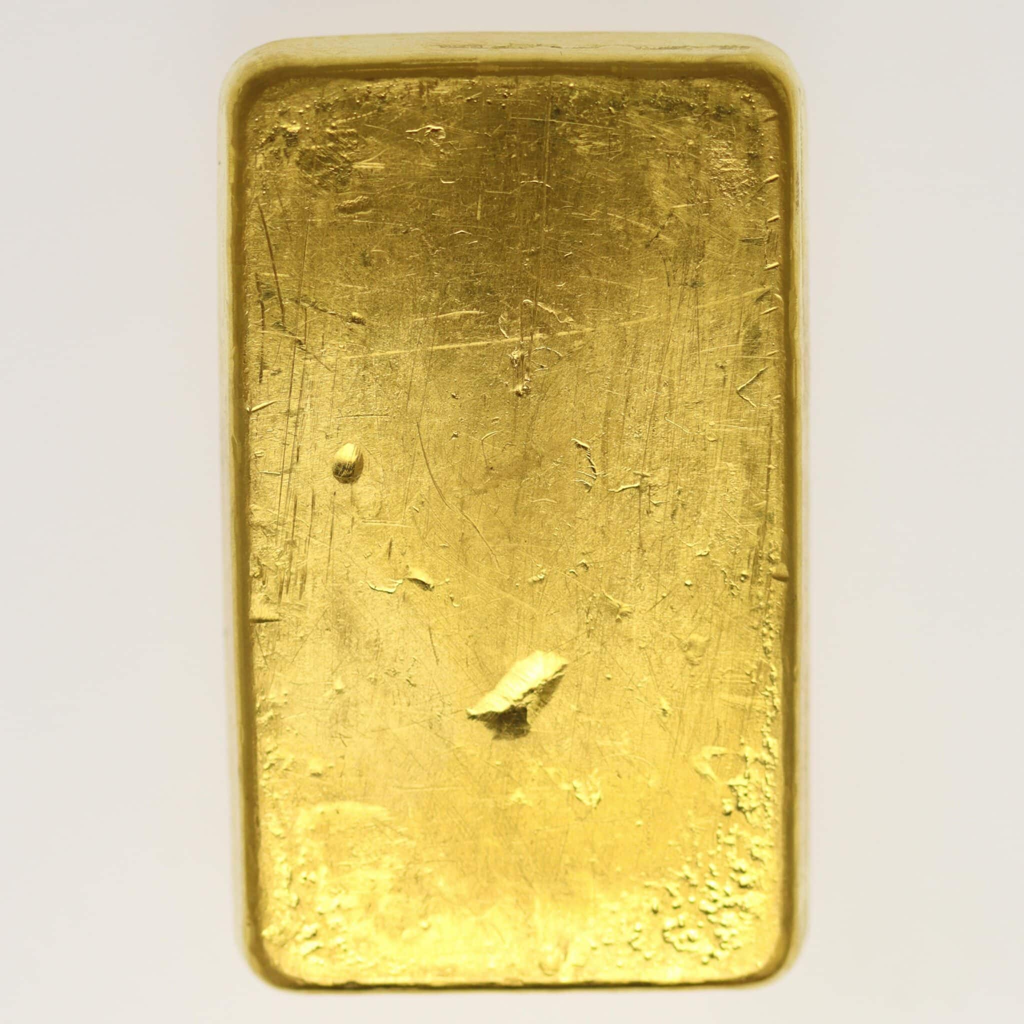 allgemein - Historische Goldbarren: Begehrtes Altgold erzählt die Geschichte des Goldhandels
