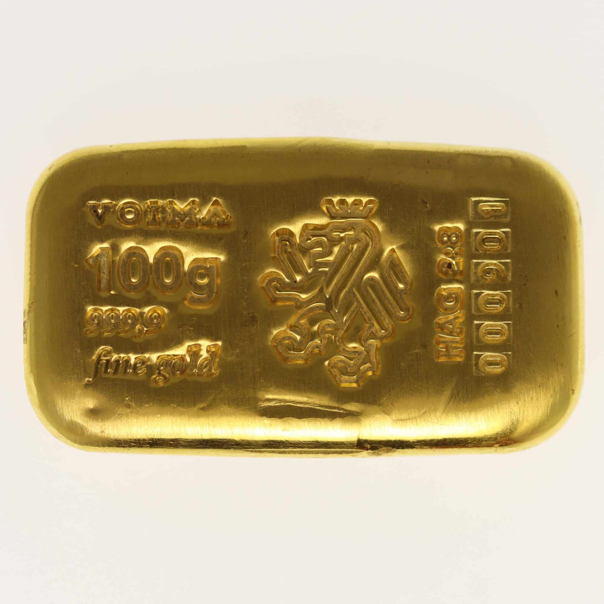 allgemein - Historische Goldbarren: Begehrtes Altgold erzählt die Geschichte des Goldhandels