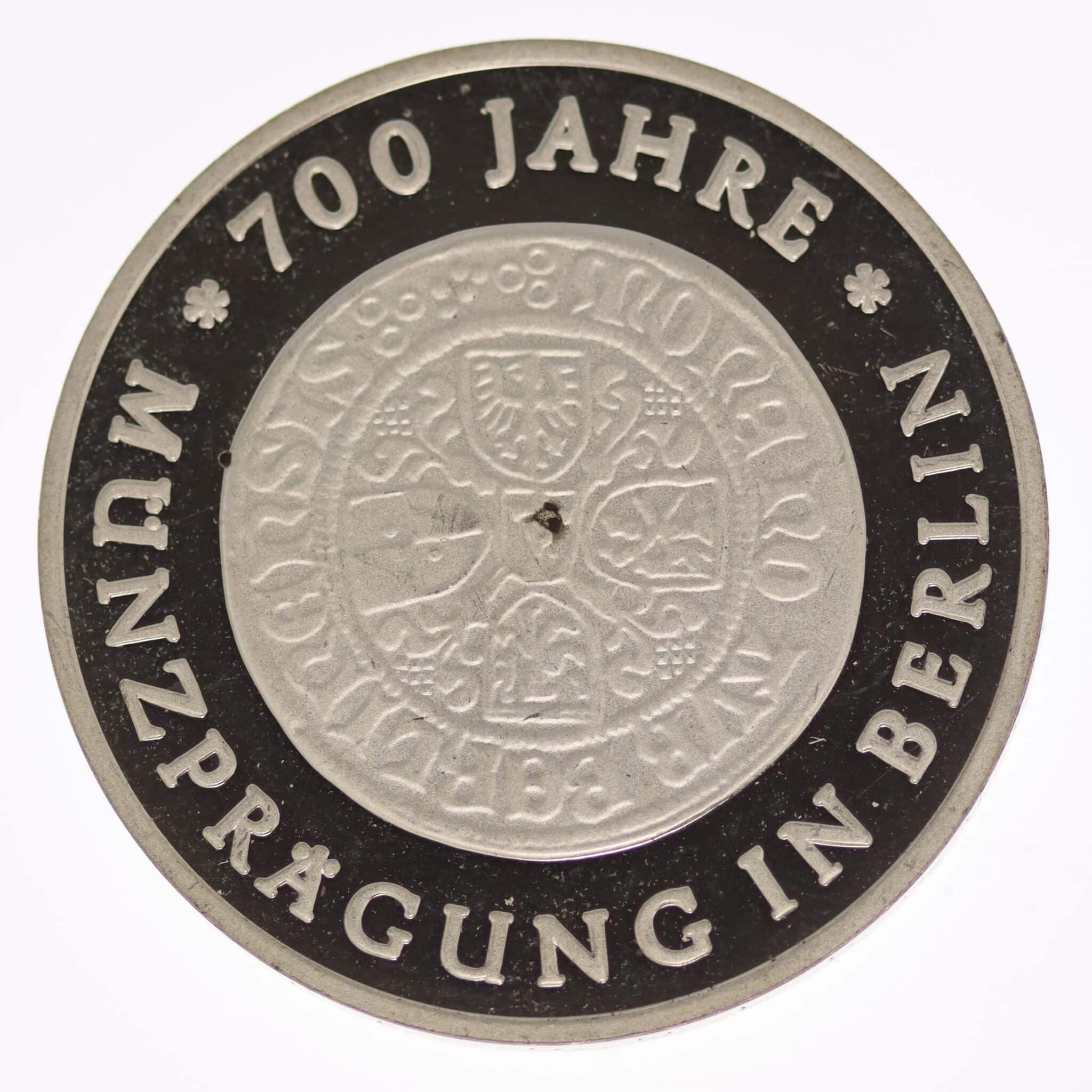 ddr-deutsche-silbermuenzen - DDR 10 Mark 1981 Probe