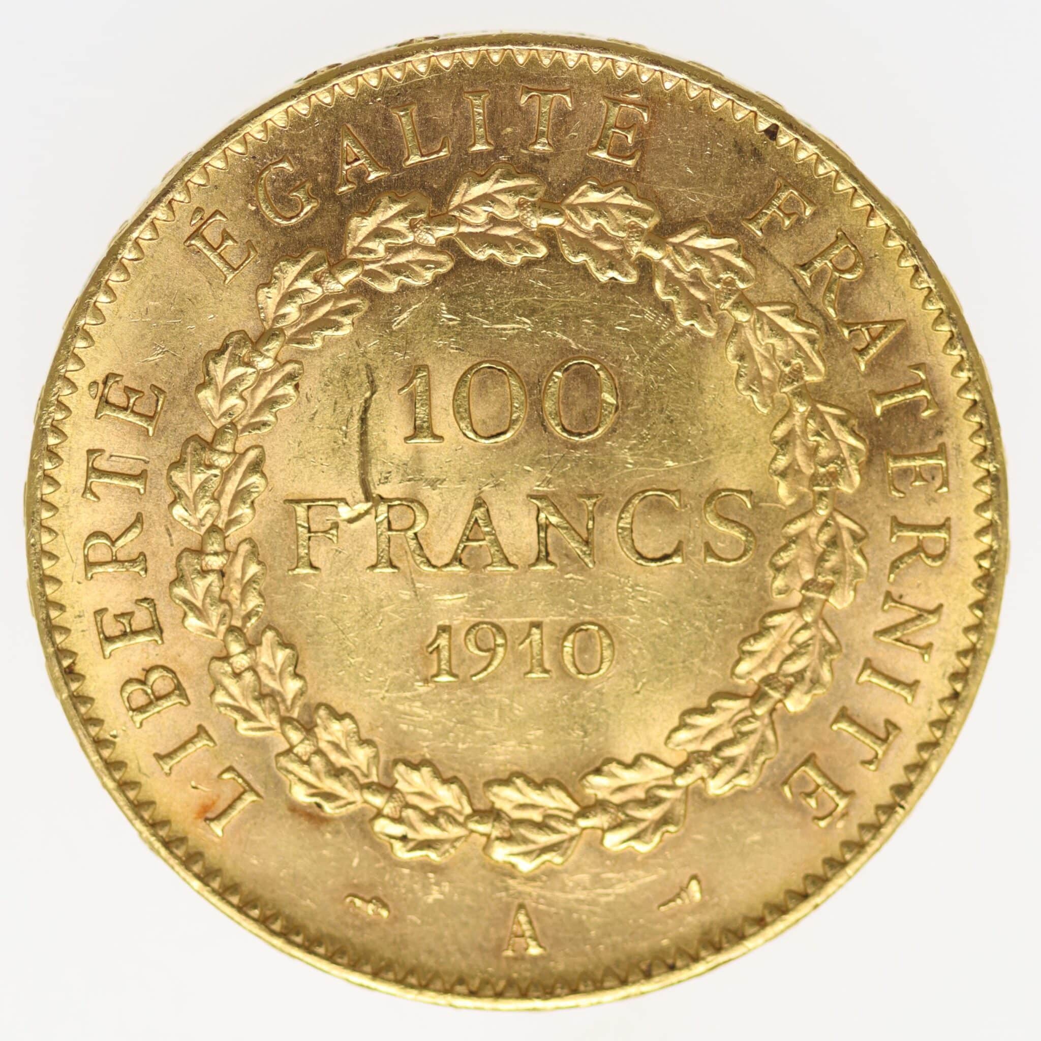 frankreich - Frankreich 100 Francs 1910 A