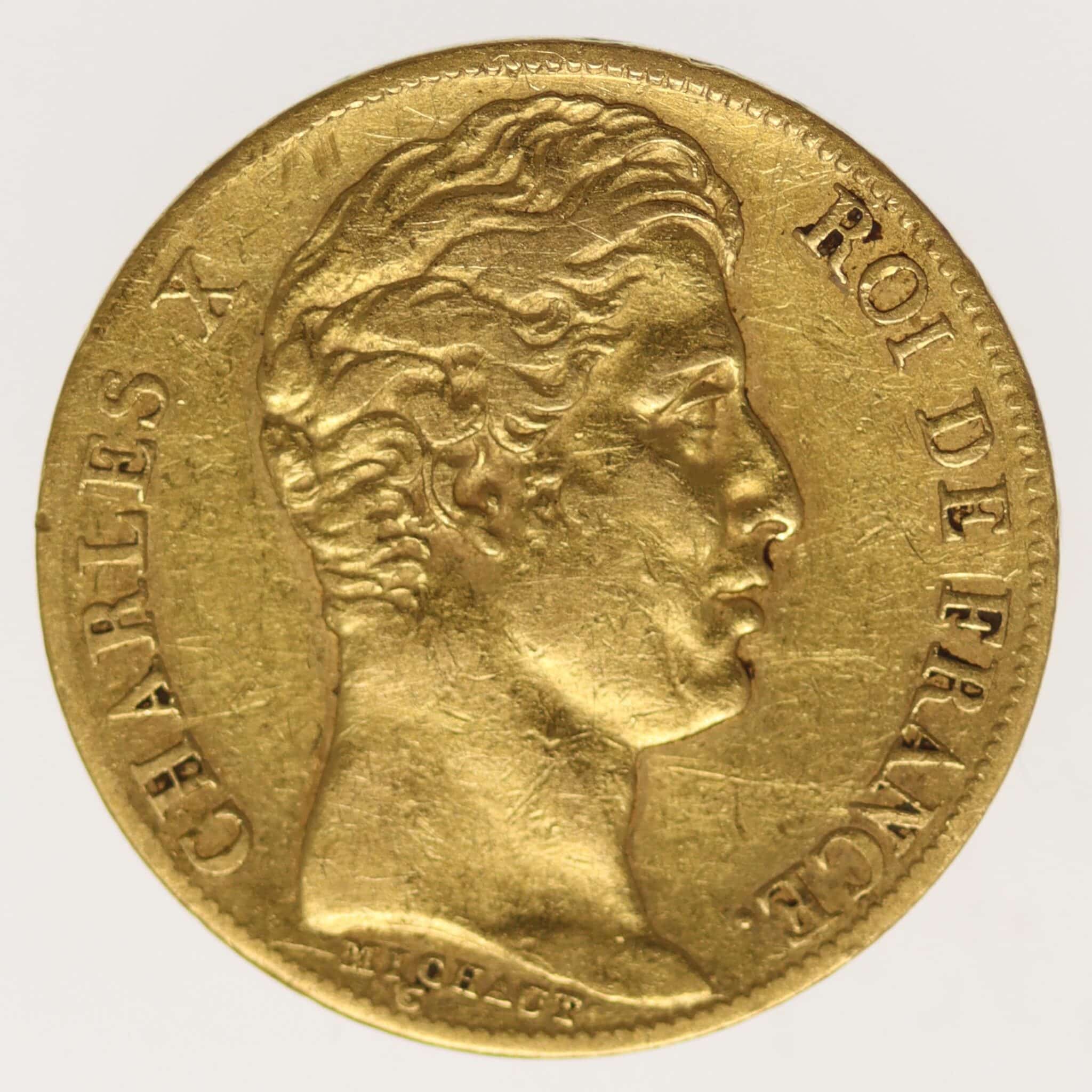 frankreich - Frankreich Charles X. 20 Francs 1830 A
