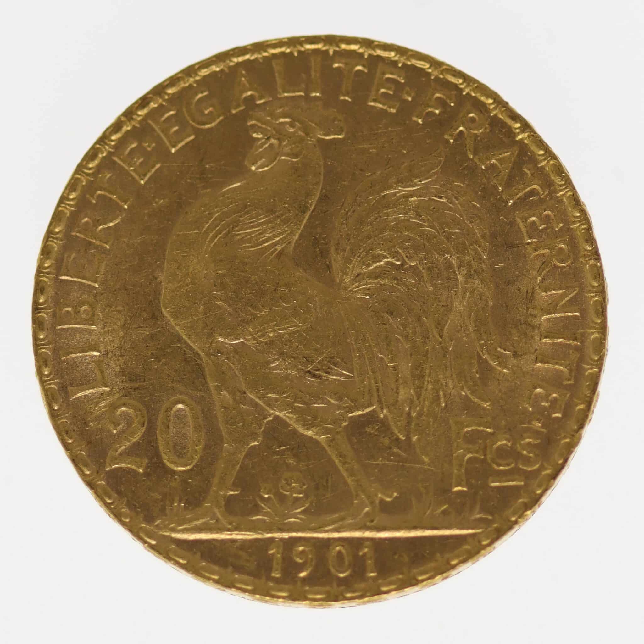 frankreich - Frankreich 20 Francs Marianne 1901
